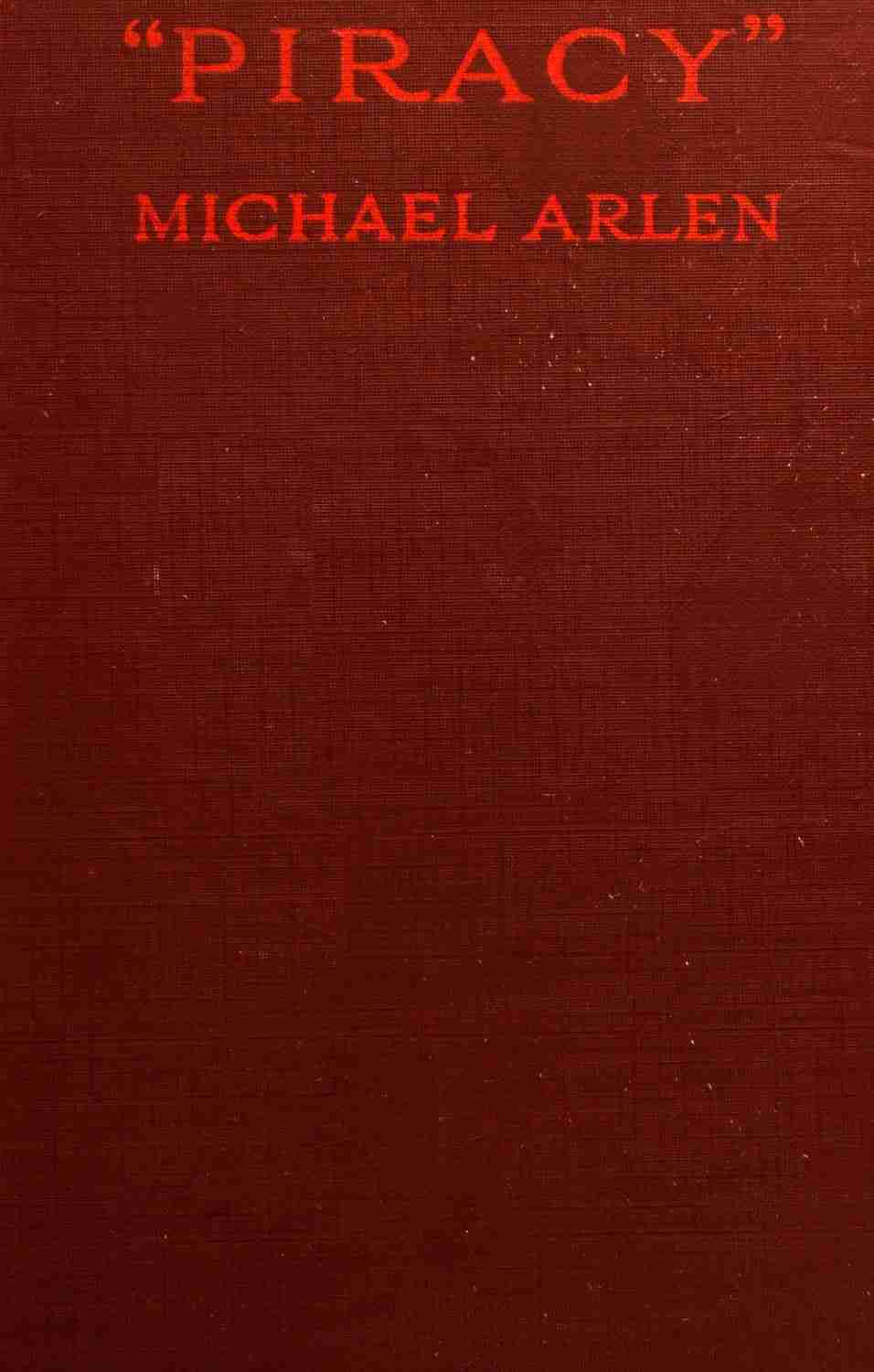 "Piracy" cover