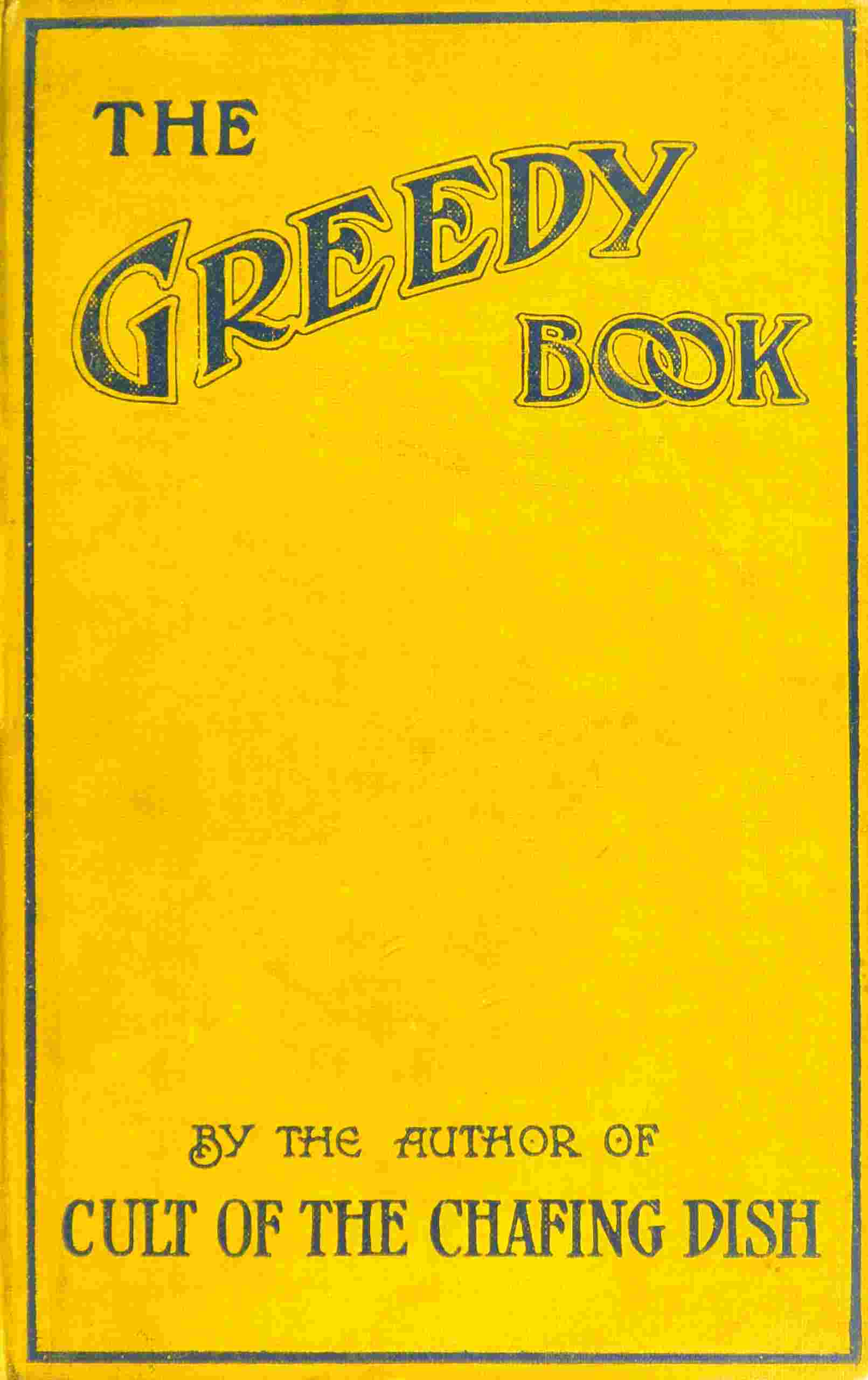 The greedy book cover