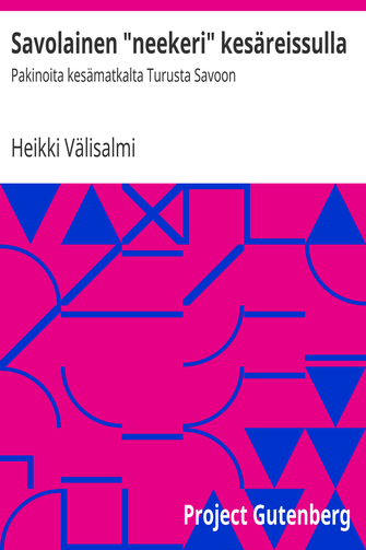 Savolainen "neekeri" kesäreissulla cover
