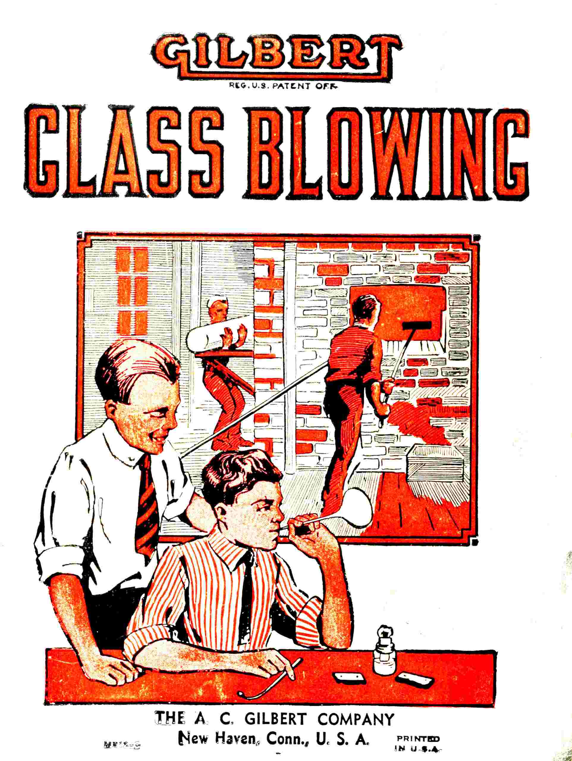 Experimental glass blowing for boys cover