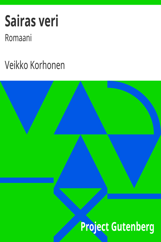 Sairas veri cover