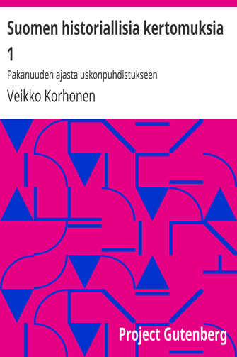 Suomen historiallisia kertomuksia 1 cover