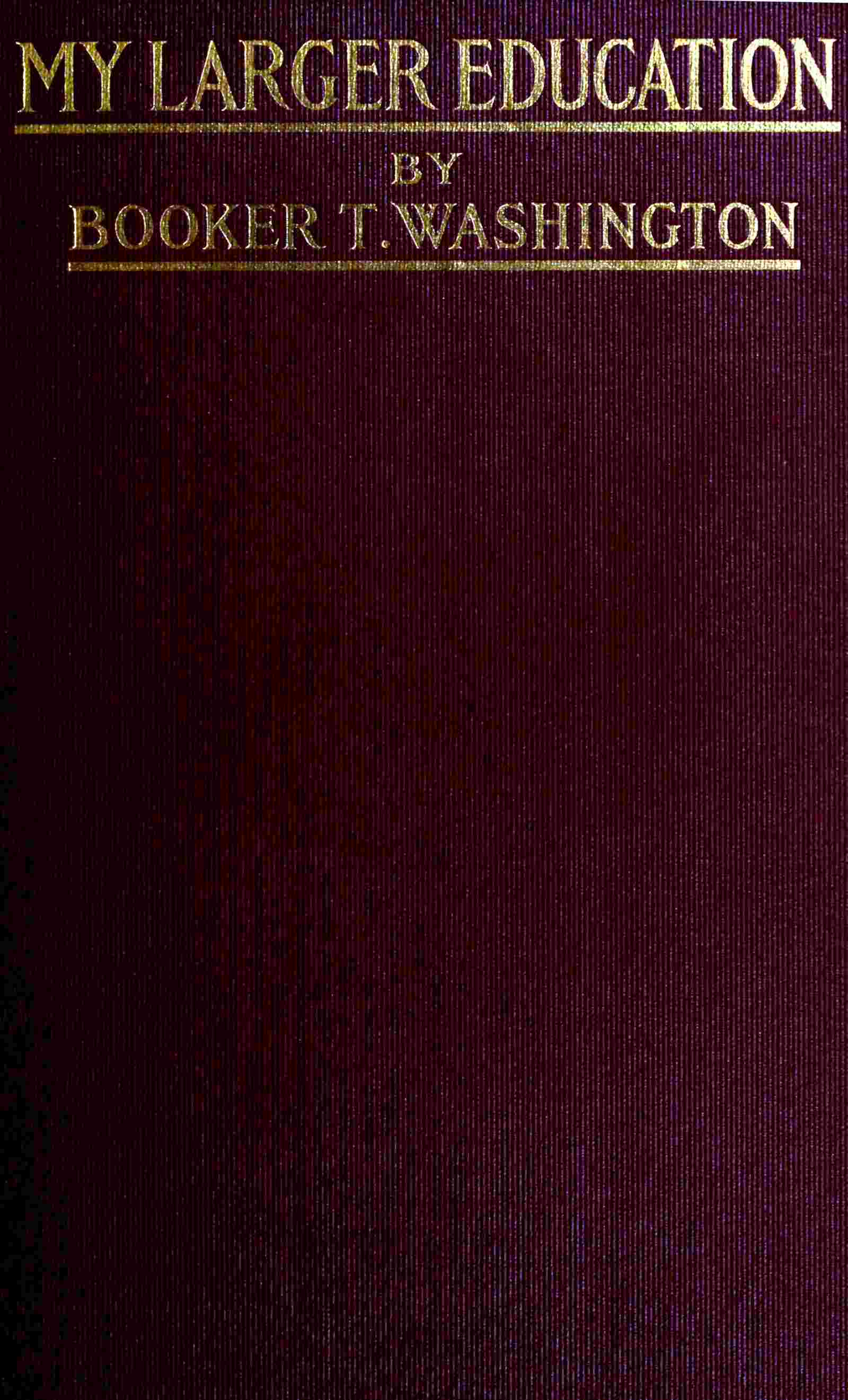 My larger education cover