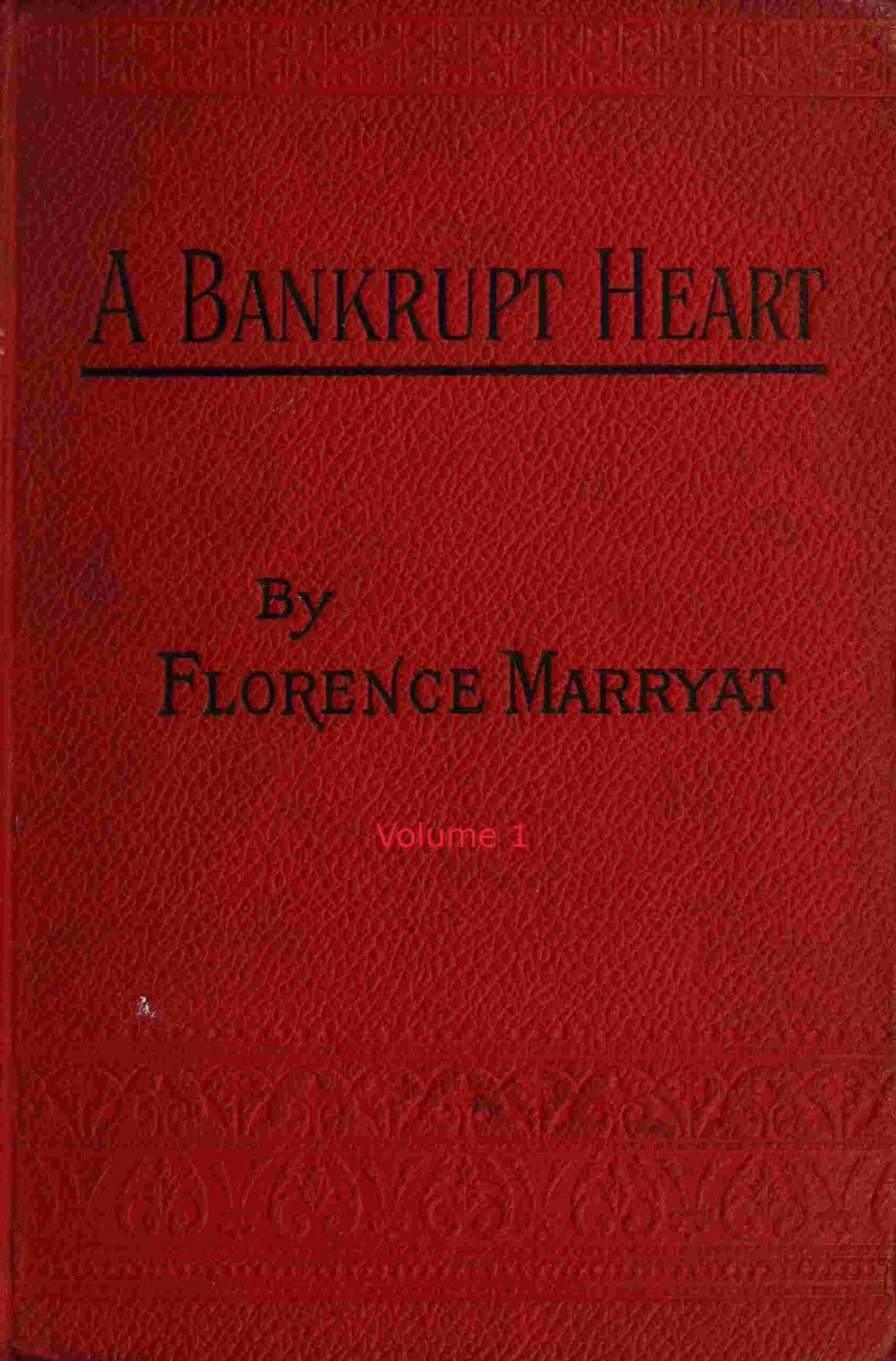 A bankrupt heart, Vol. 1 (of 3) cover