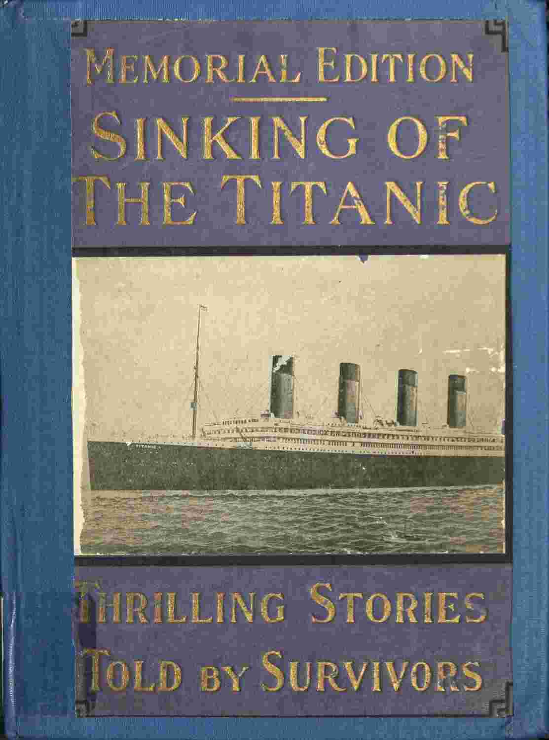 Sinking of the "Titanic" cover