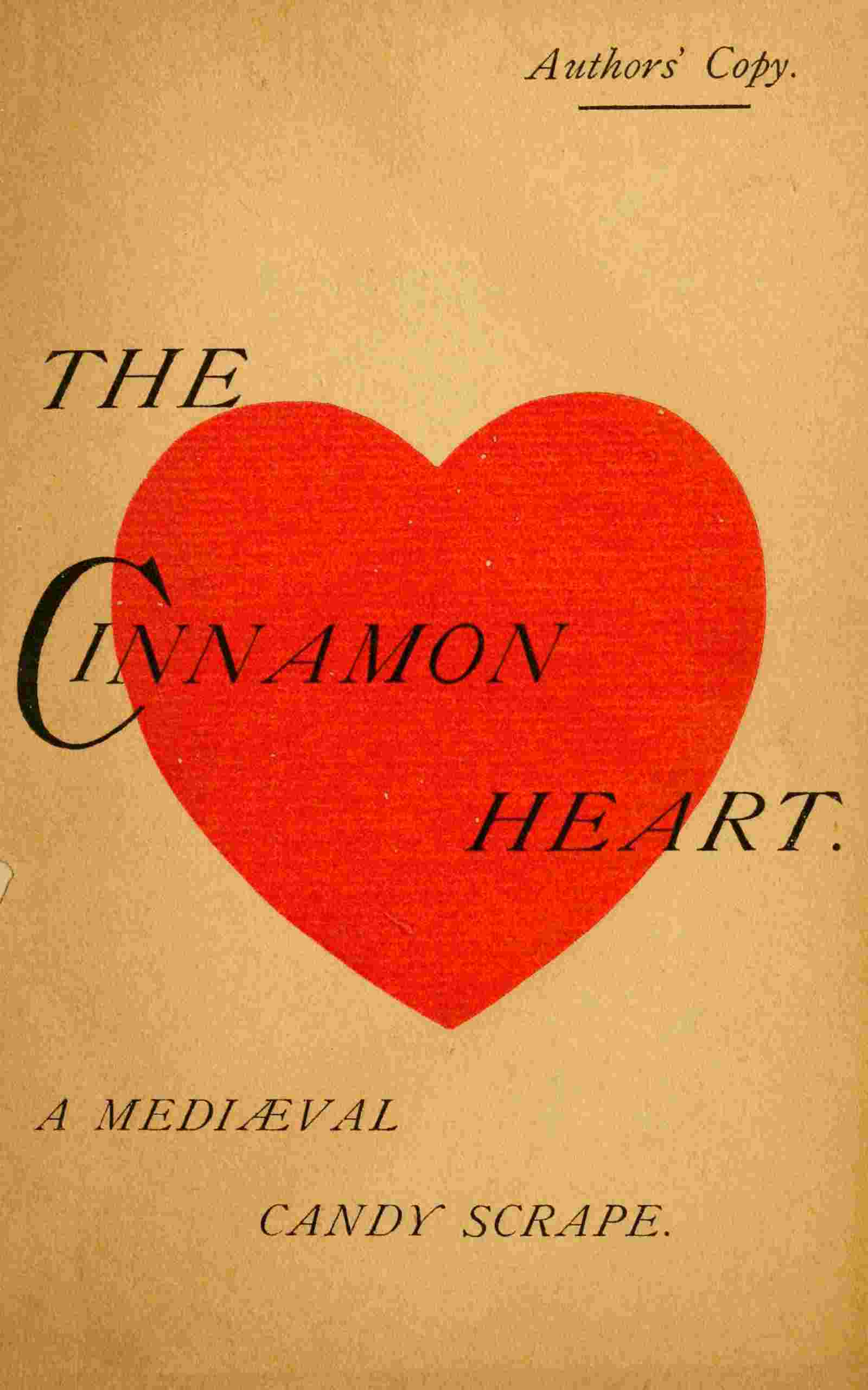The cinnamon heart cover