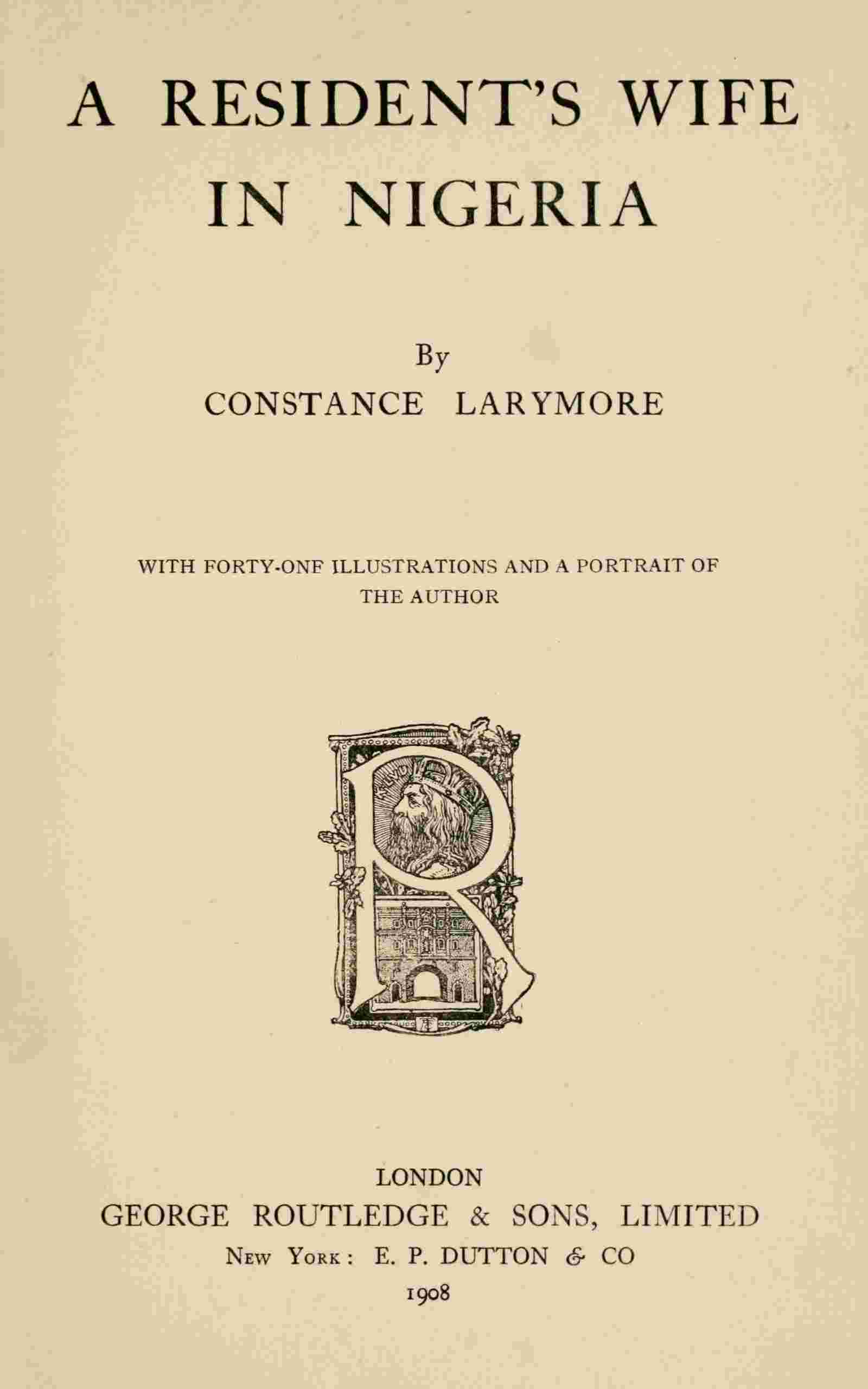 A Resident's wife in Nigeria cover