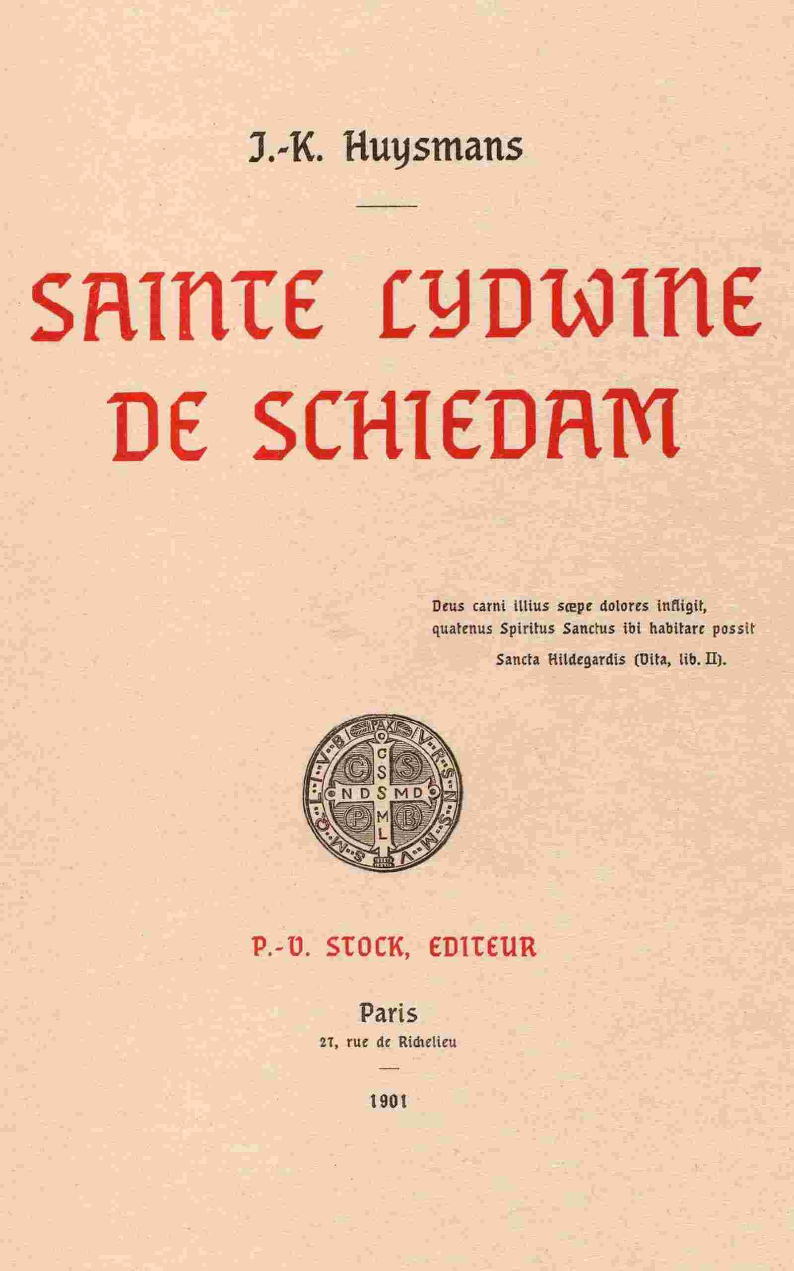 Sainte Lydwine de Schiedam cover