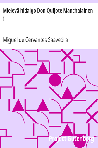 Mielevä hidalgo Don Quijote Manchalainen I cover
