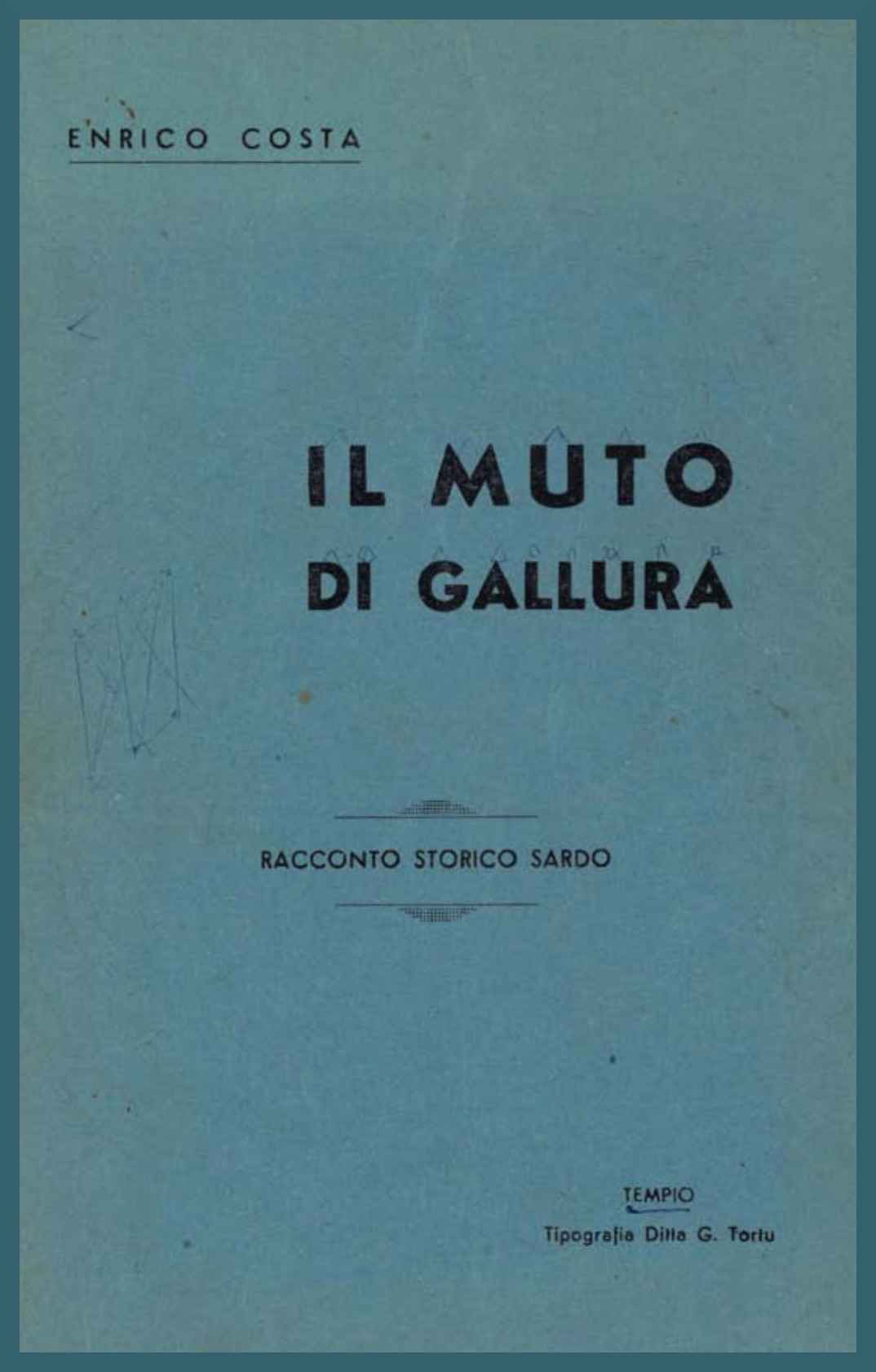 Il muto di Gallura cover