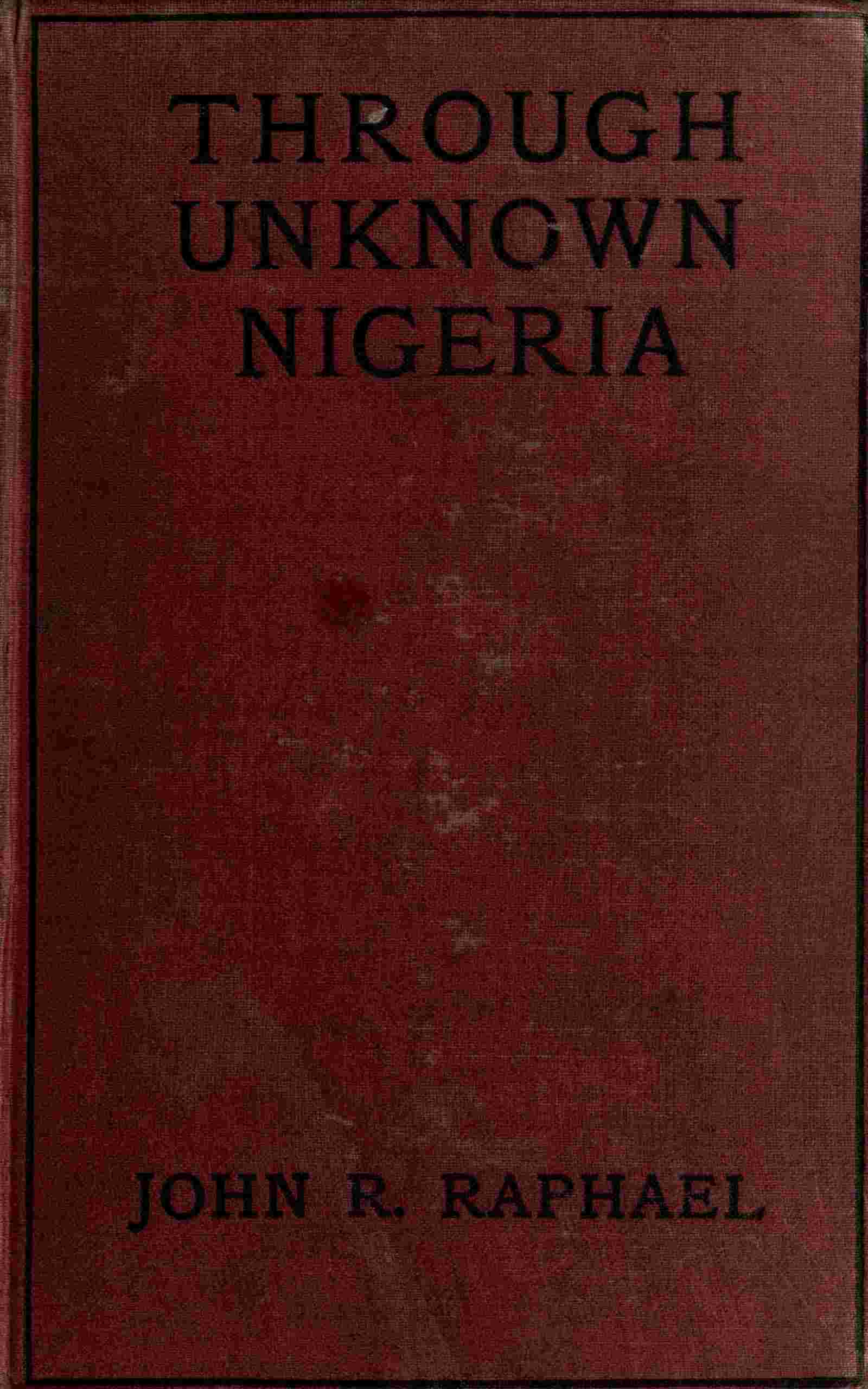 Through unknown Nigeria cover