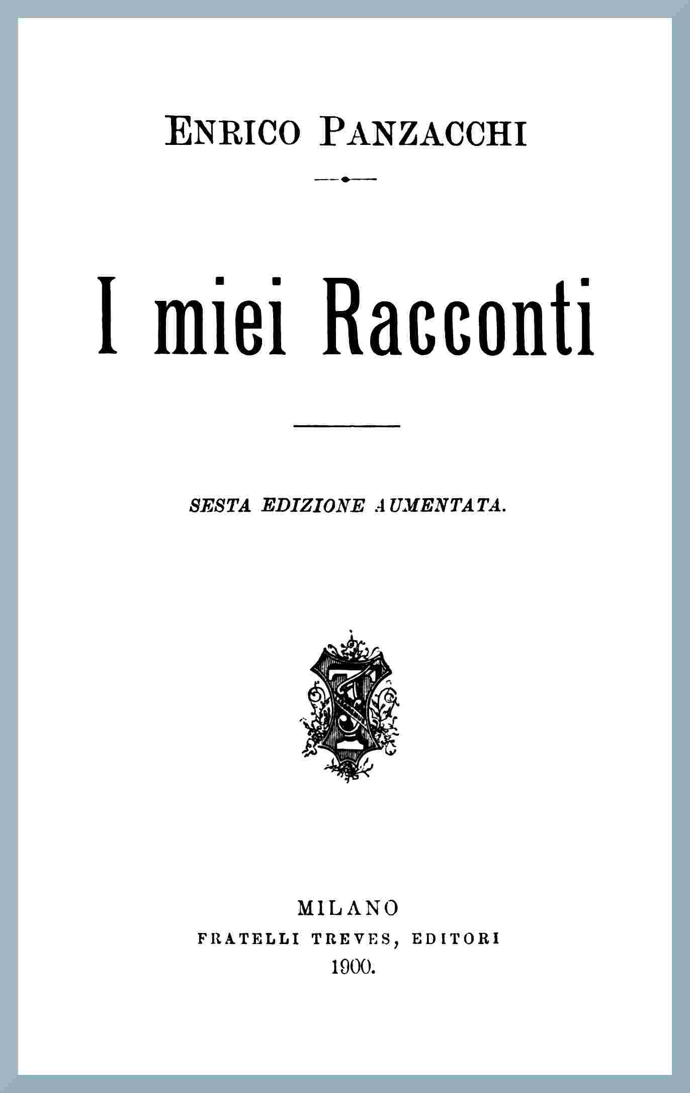 I miei racconti cover