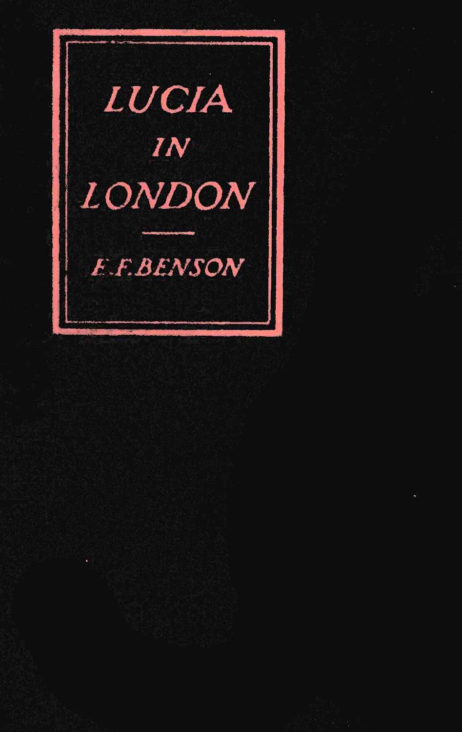 Lucia in London cover