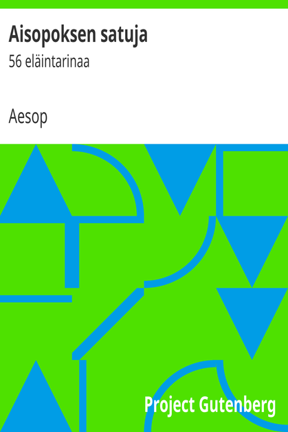 Aisopoksen satuja cover