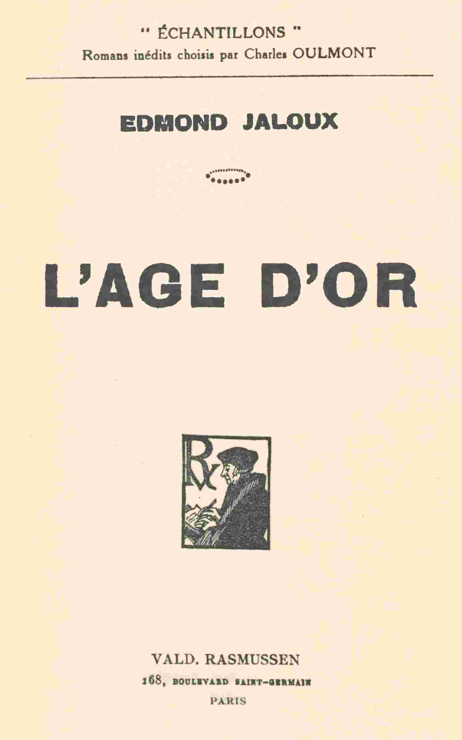 L'âge d'or cover