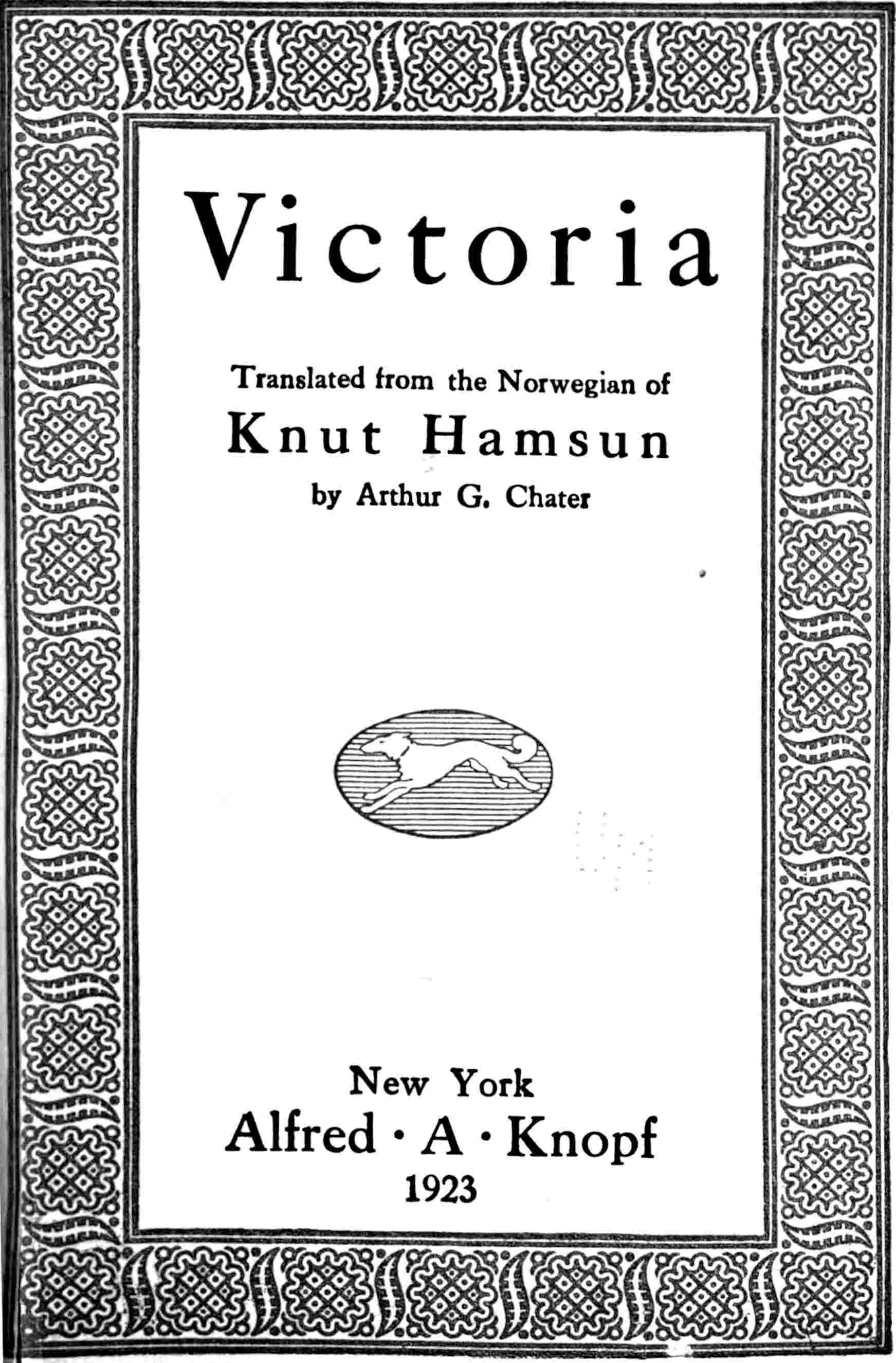 Victoria cover