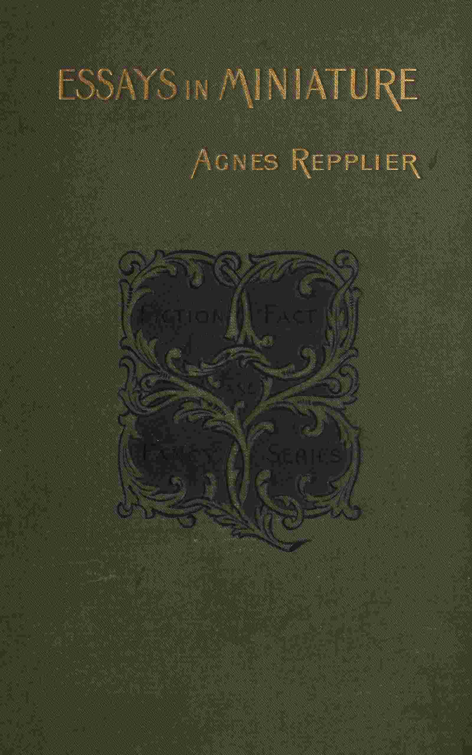 Essays in miniature cover