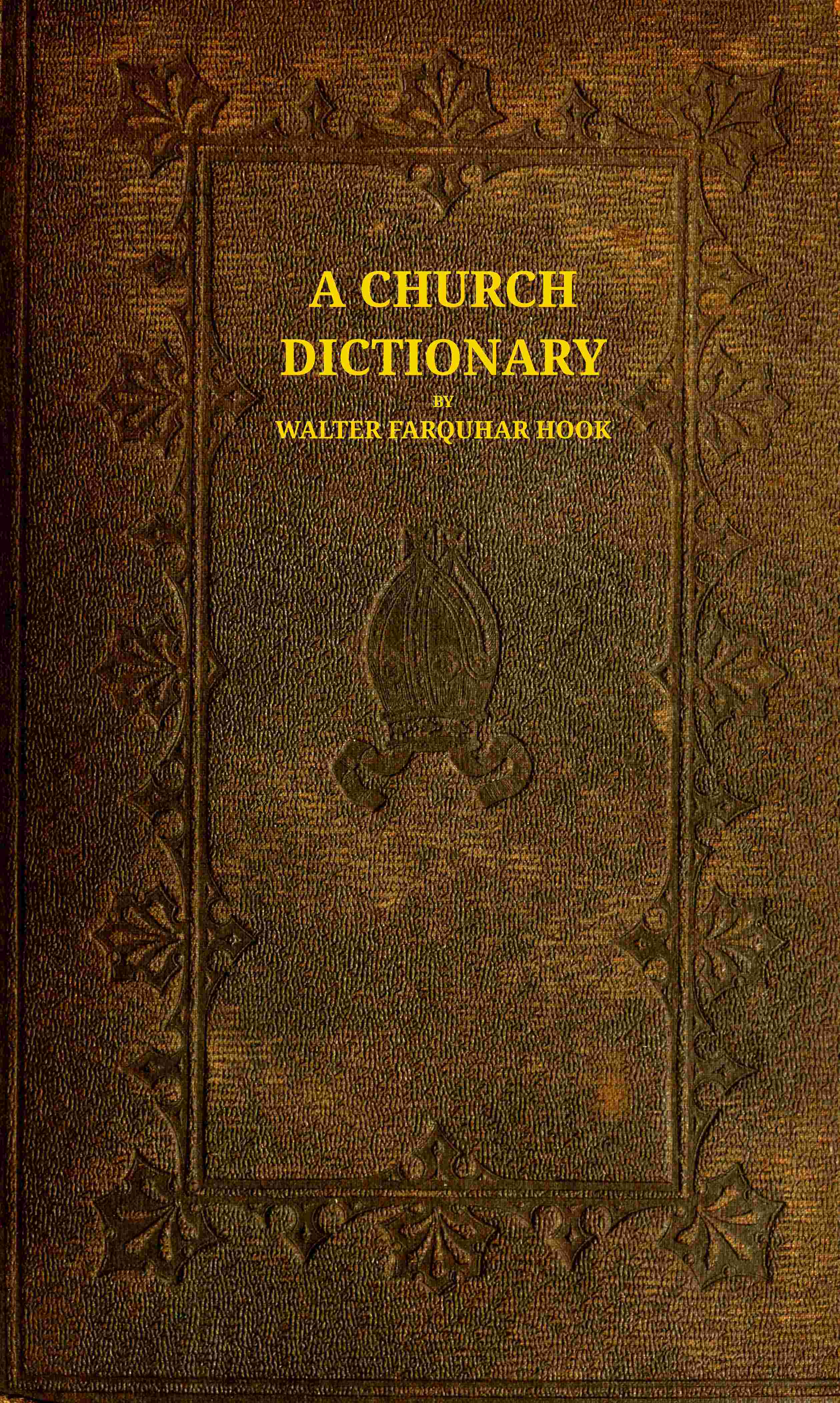 A church dictionary cover