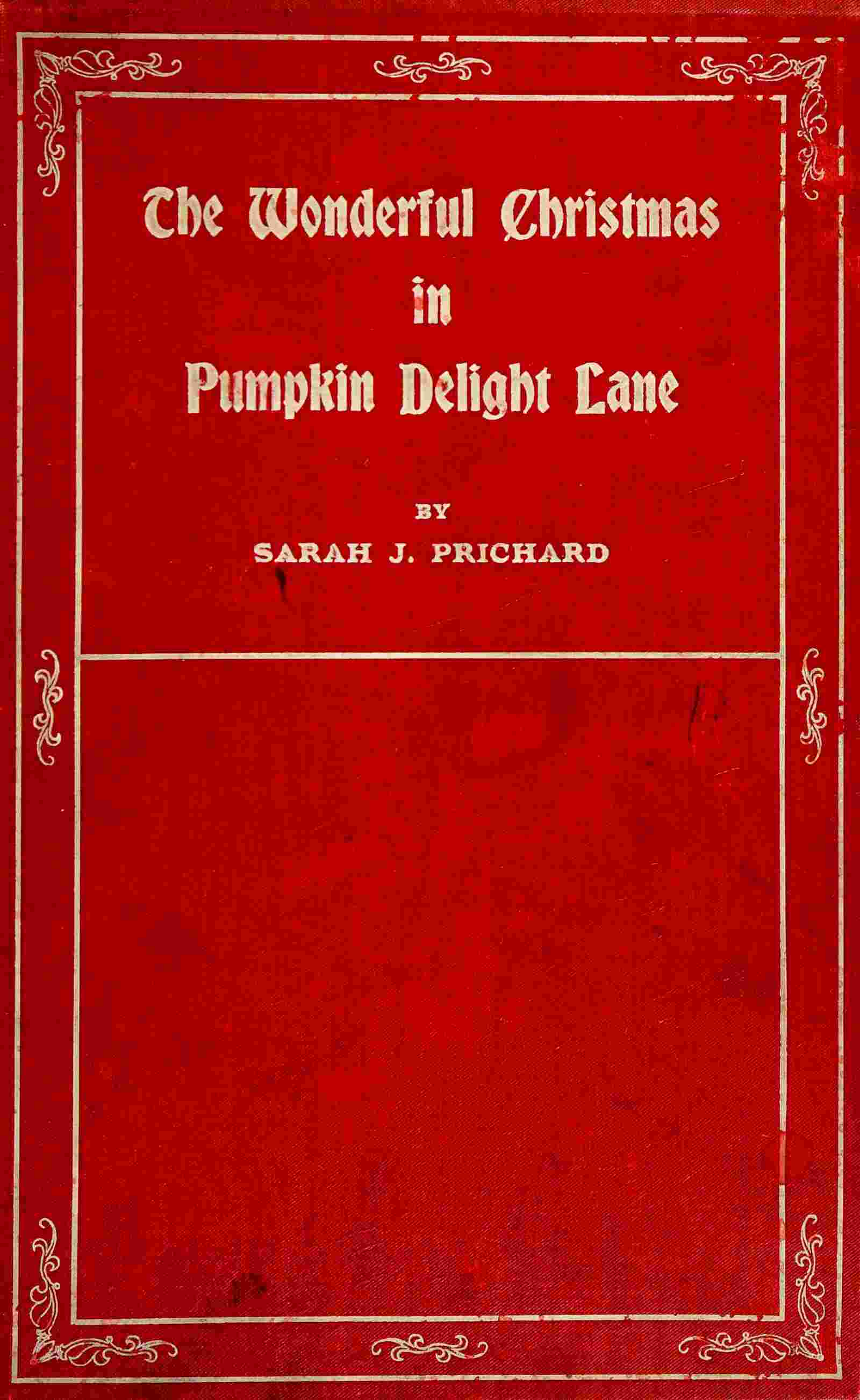 The wonderful Christmas in Pumpkin Delight Lane cover