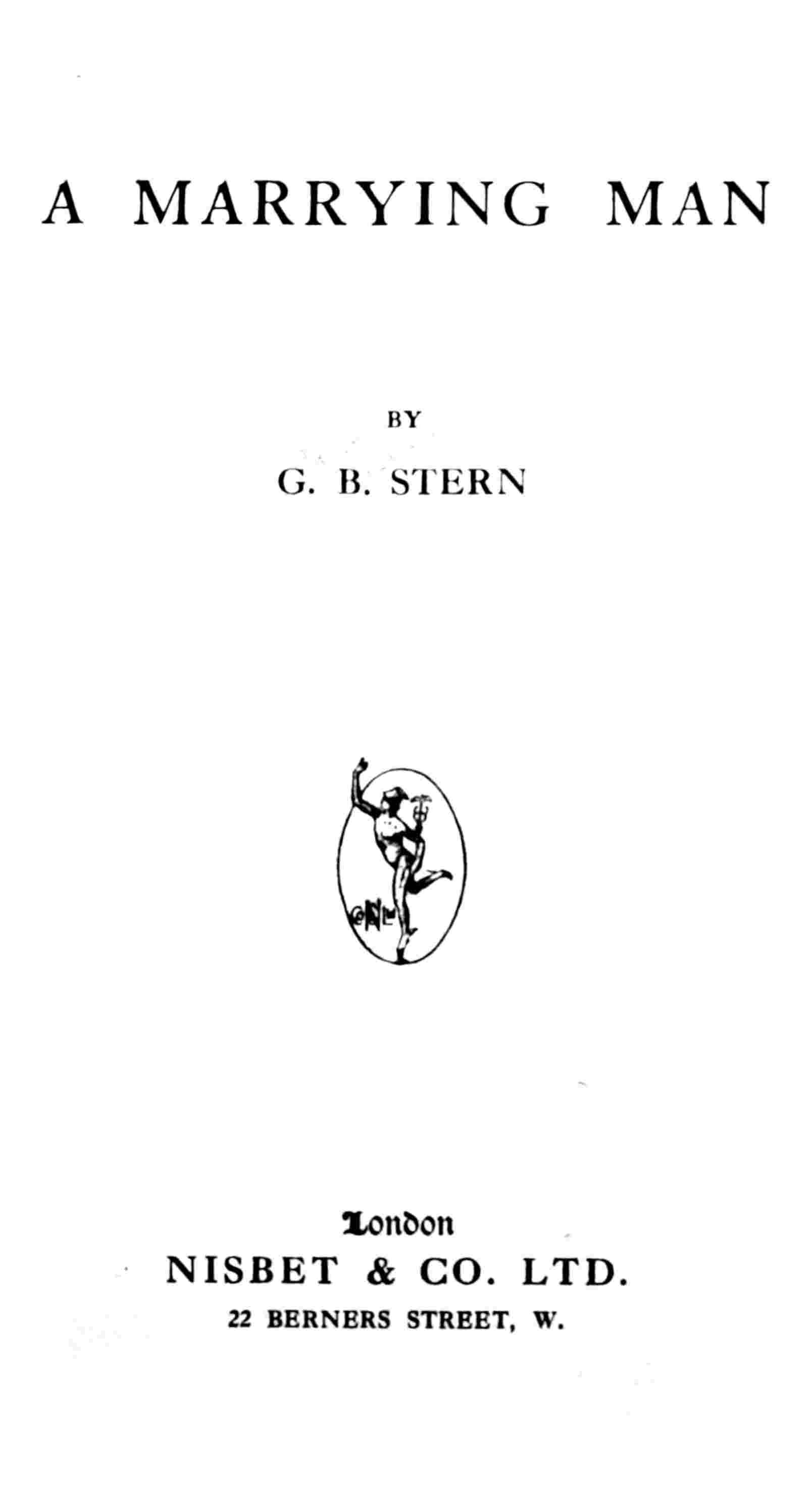 A marrying man cover