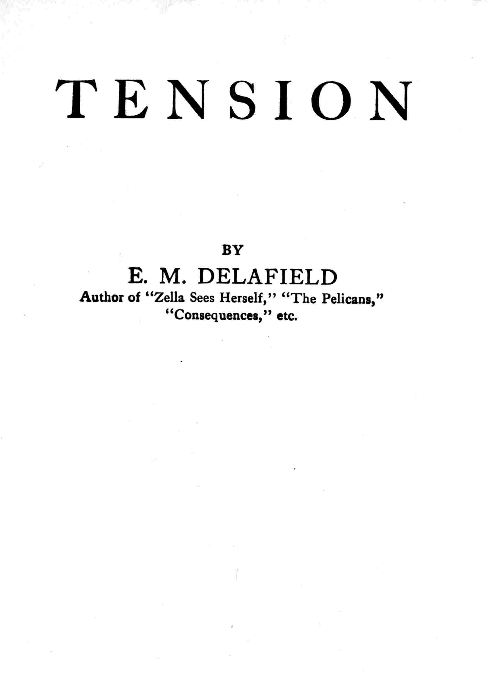 Tension cover