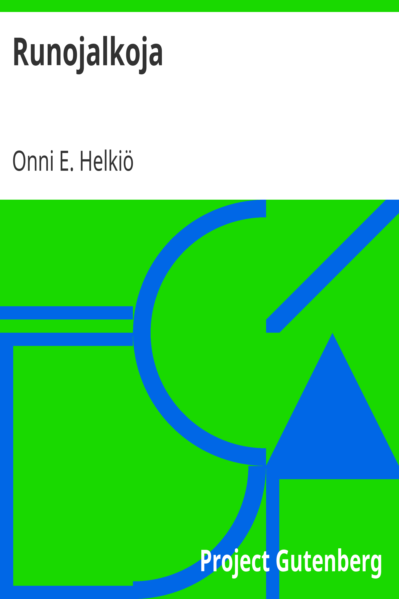 Runojalkoja cover