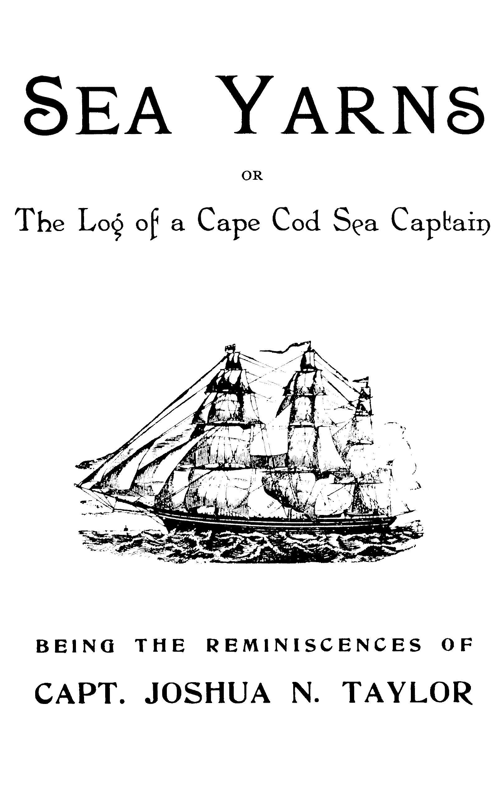 Sea yarns cover