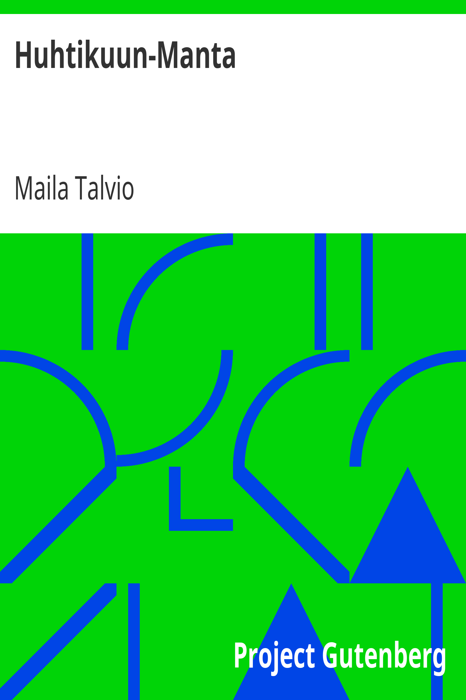 Huhtikuun-Manta cover