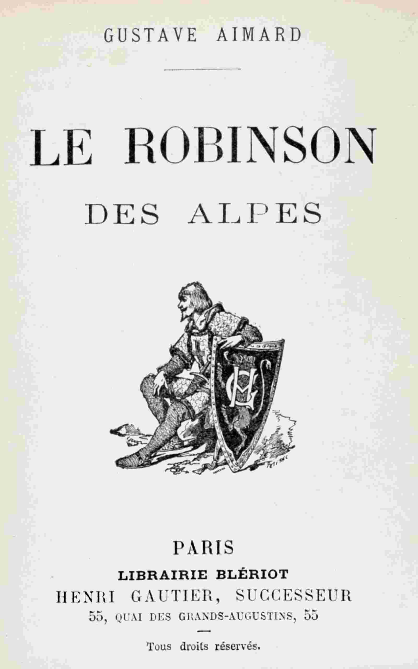 Le Robinson des Alpes cover