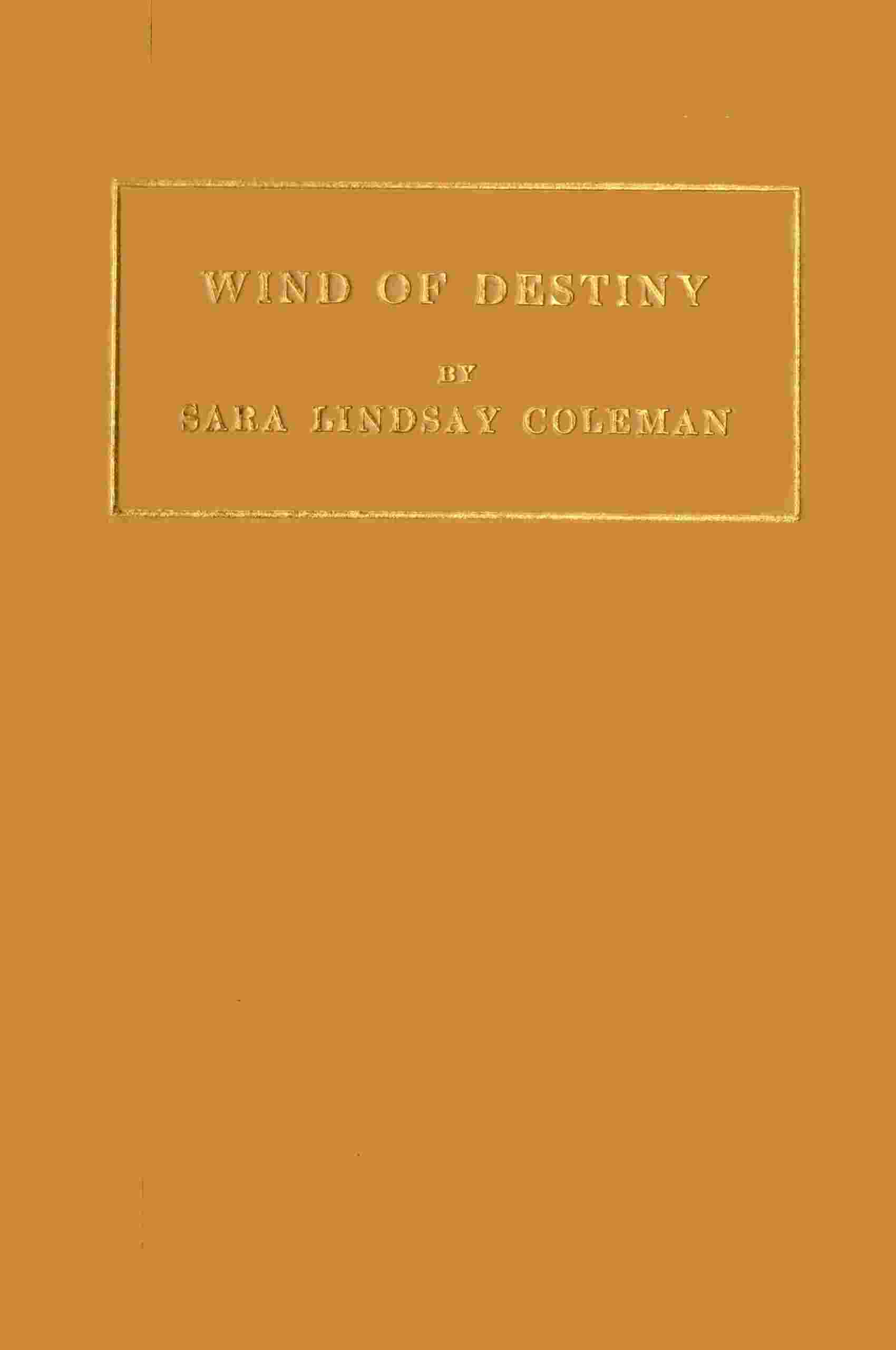 Wind of destiny cover