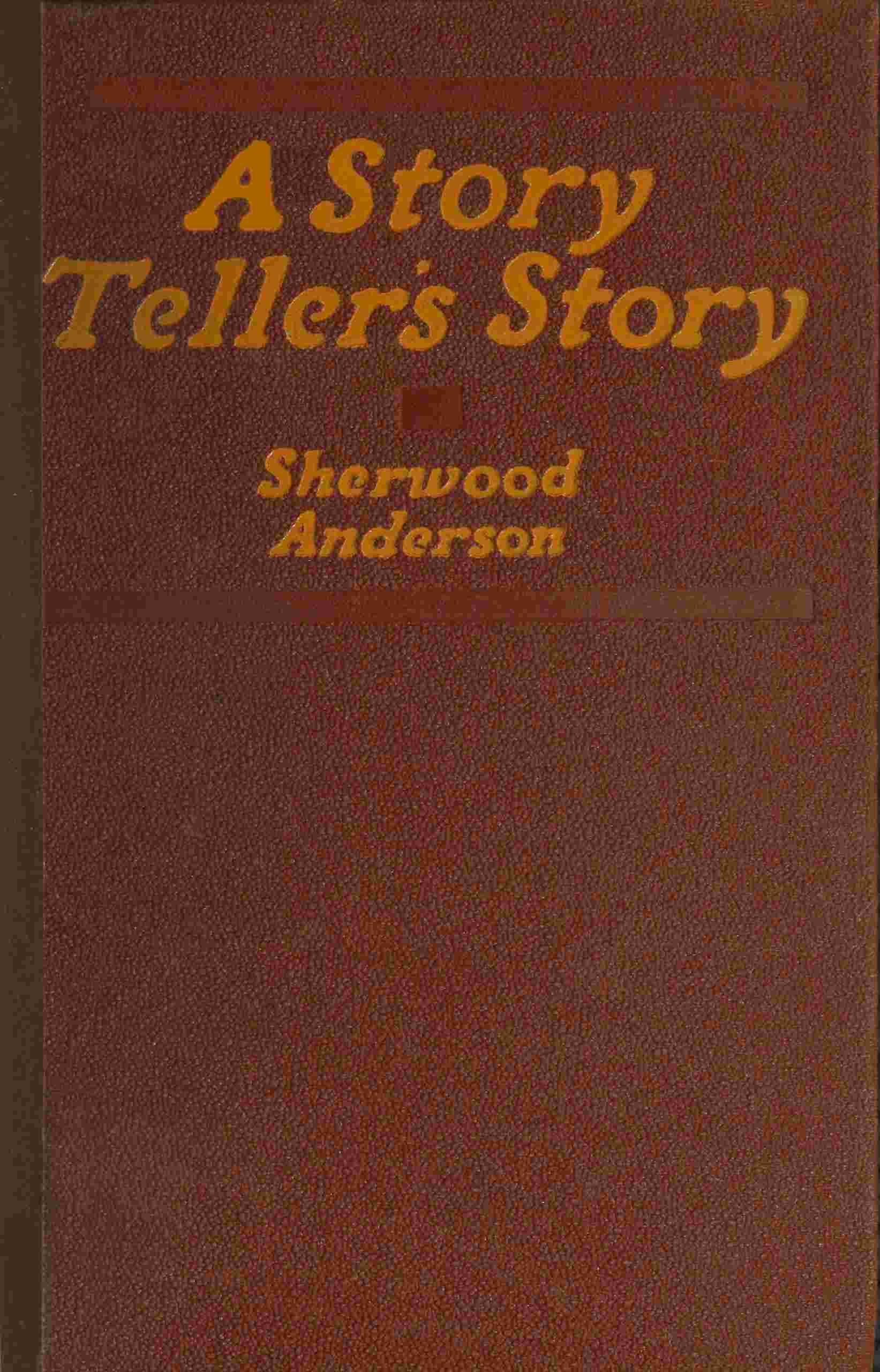 A story teller's story cover