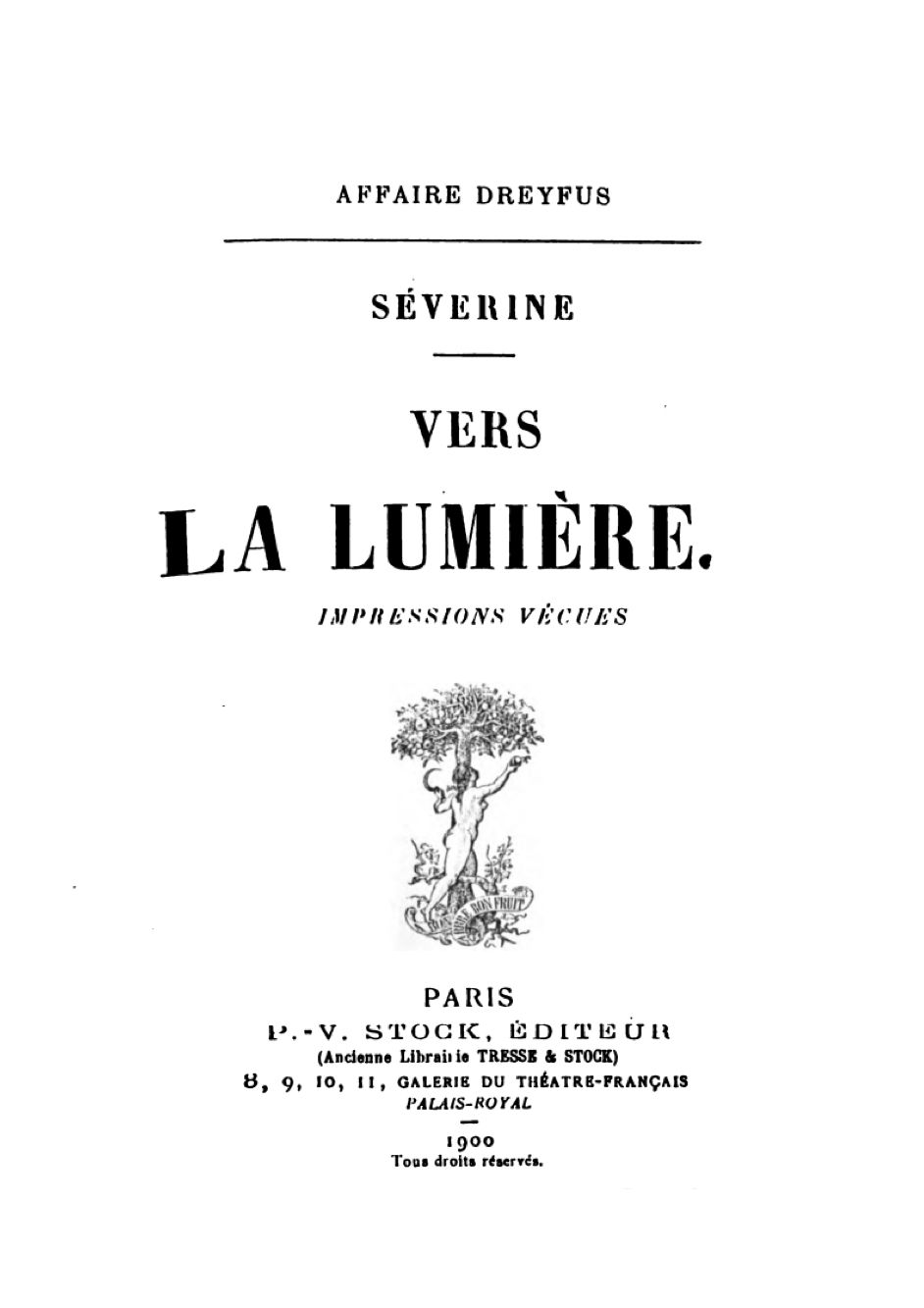 Vers la lumière... impressions vécues cover