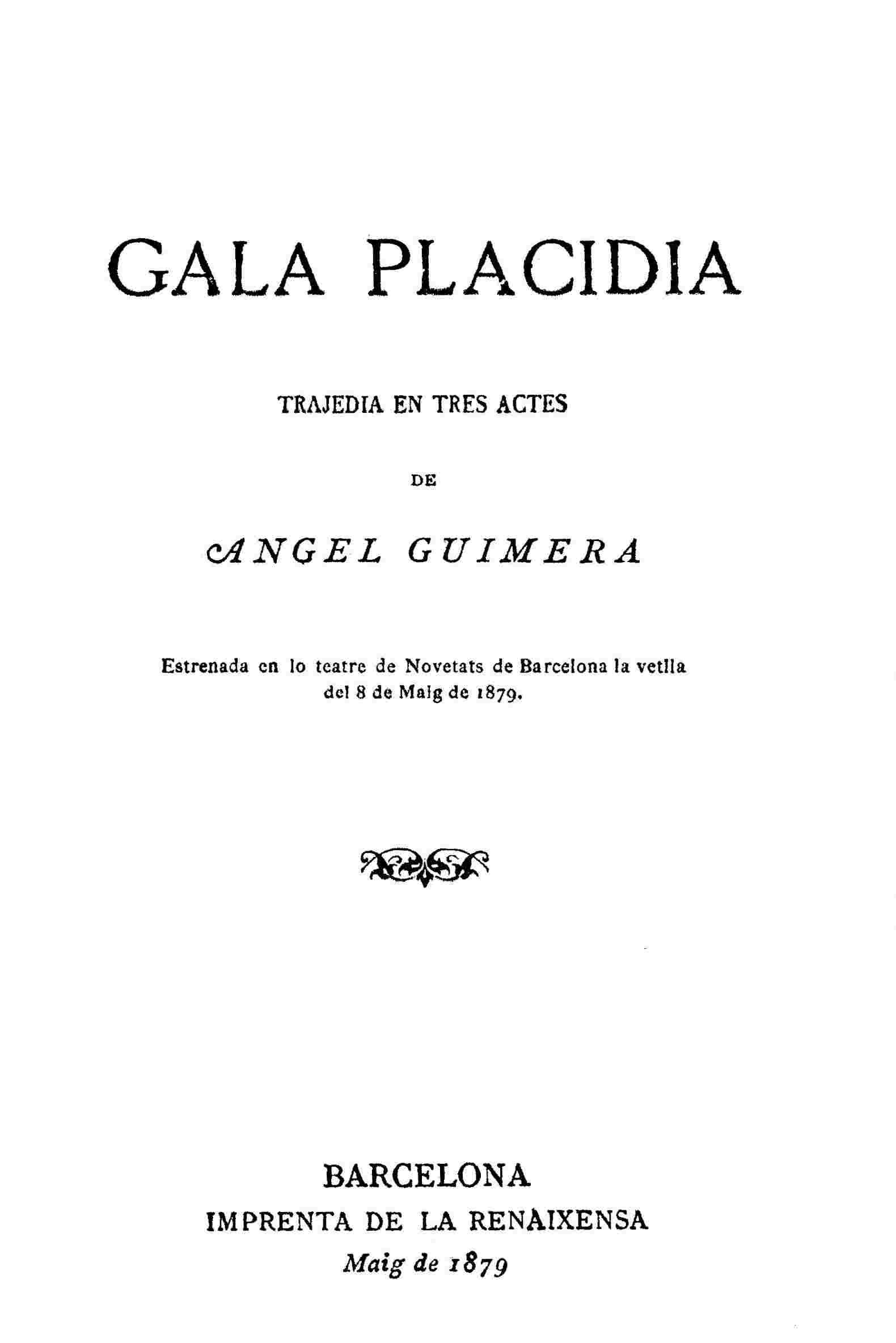 Gala Placidia cover