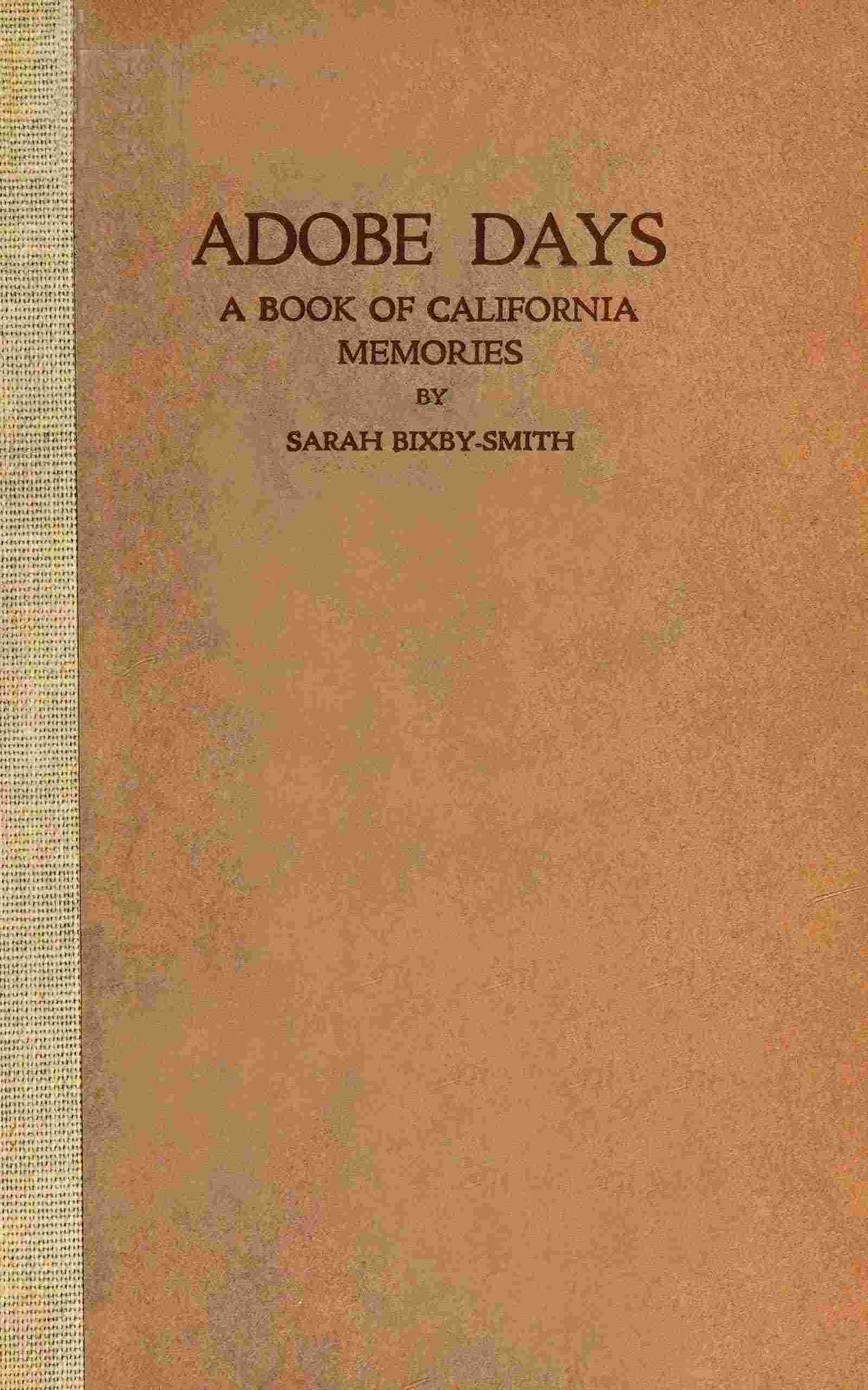 Adobe days cover