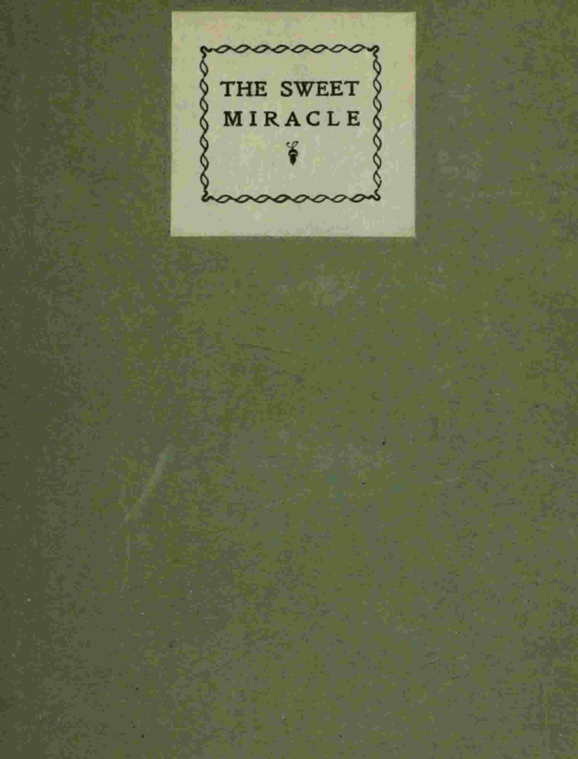 The sweet miracle cover