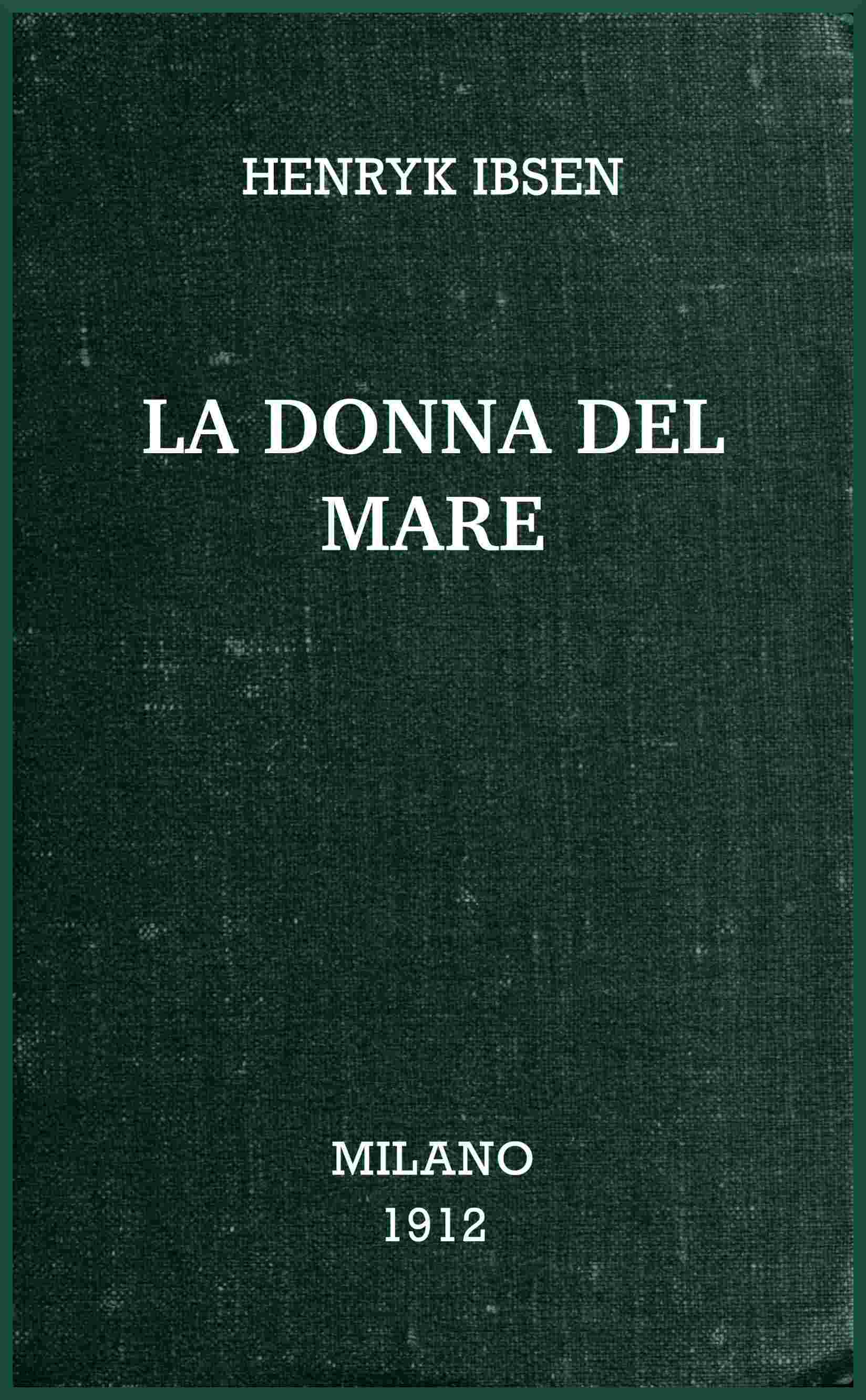 La donna del mare cover