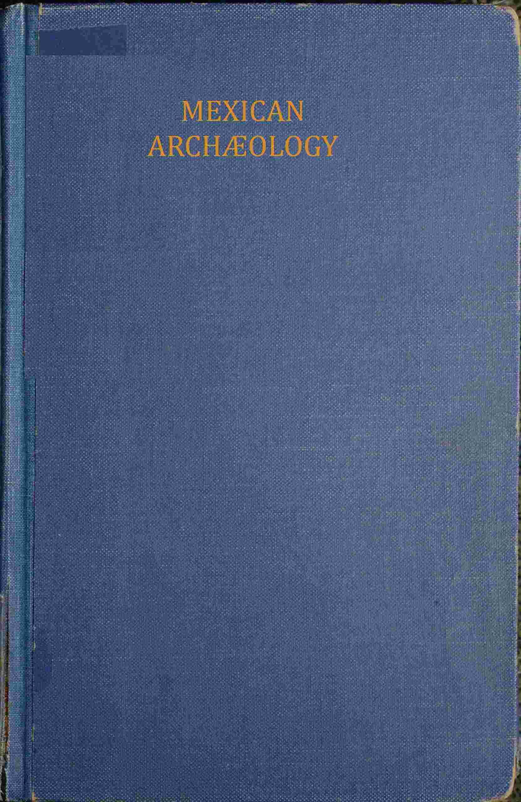 Mexican archæology cover
