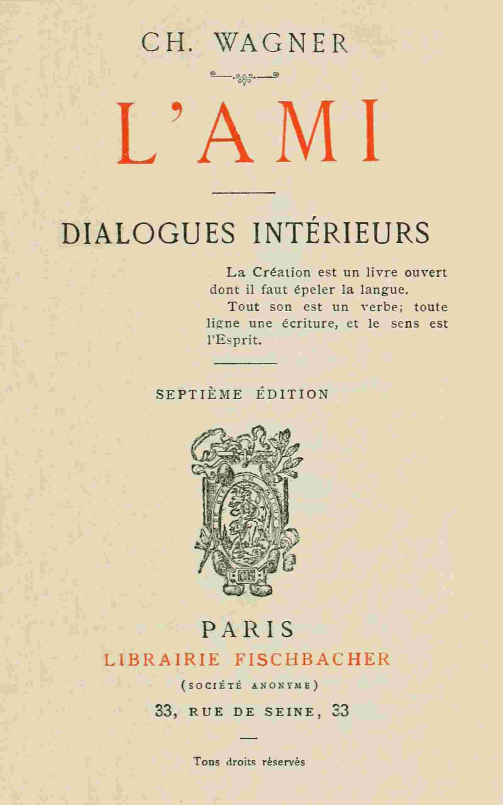 L'ami cover