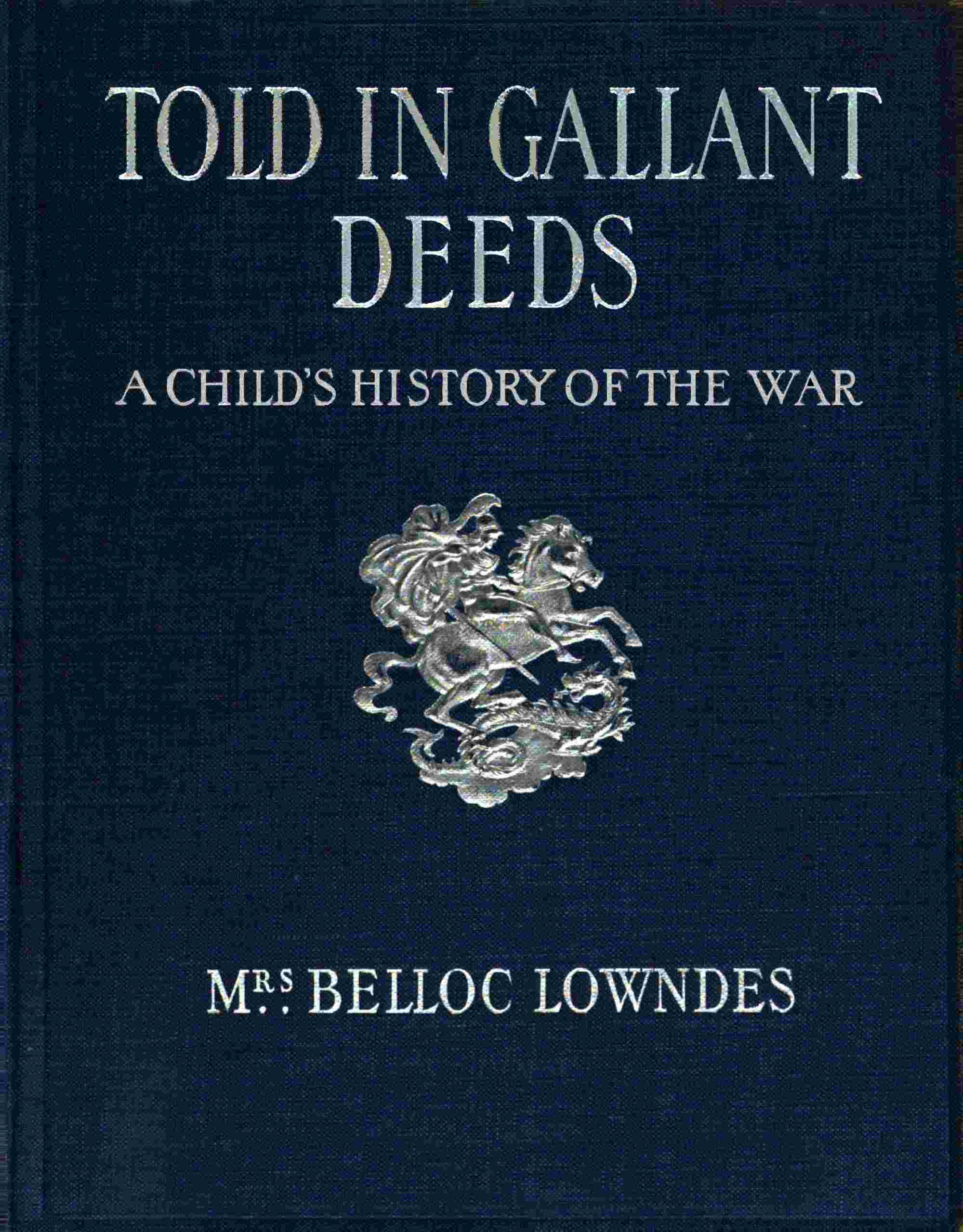 Told in gallant deeds cover