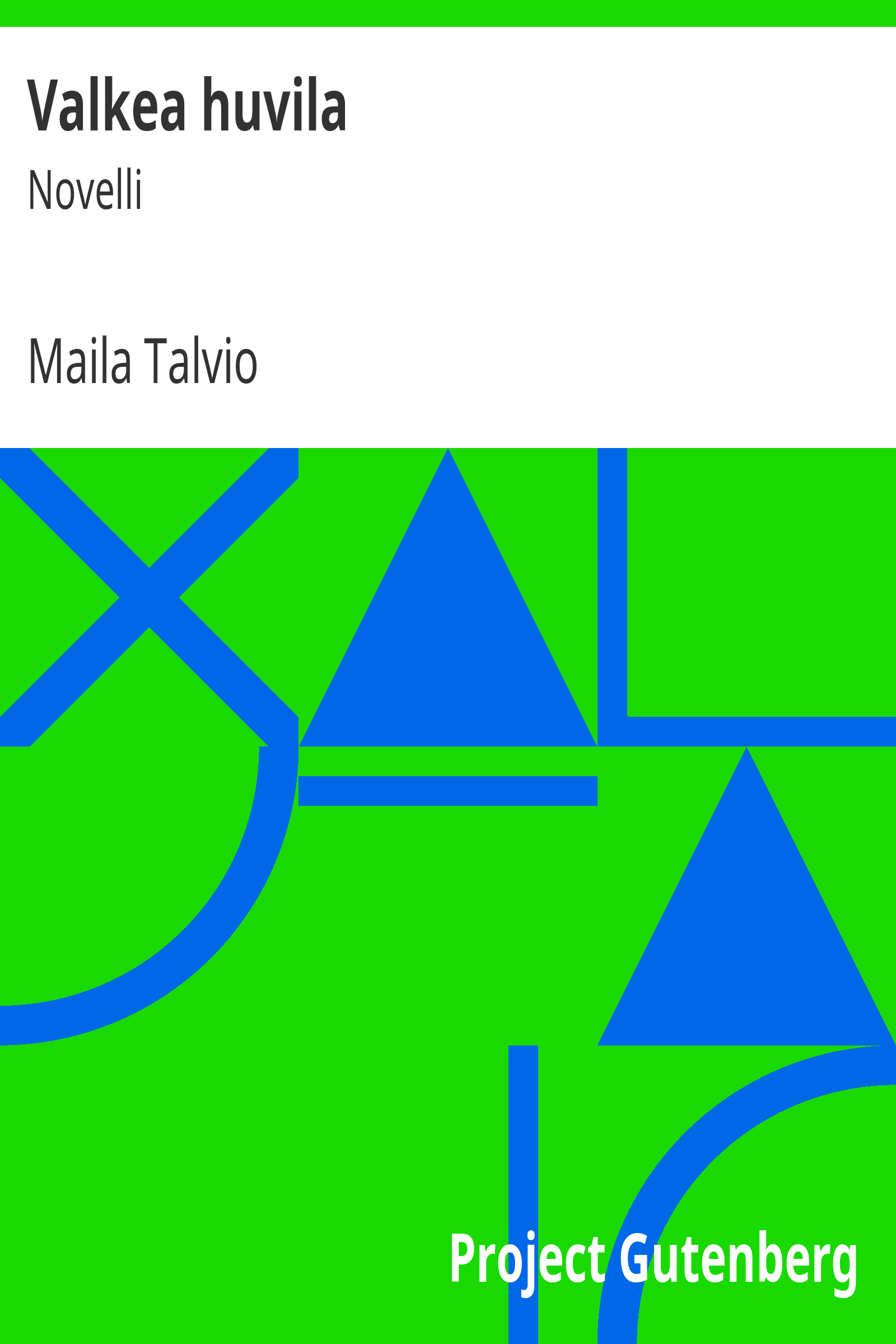 Valkea huvila cover