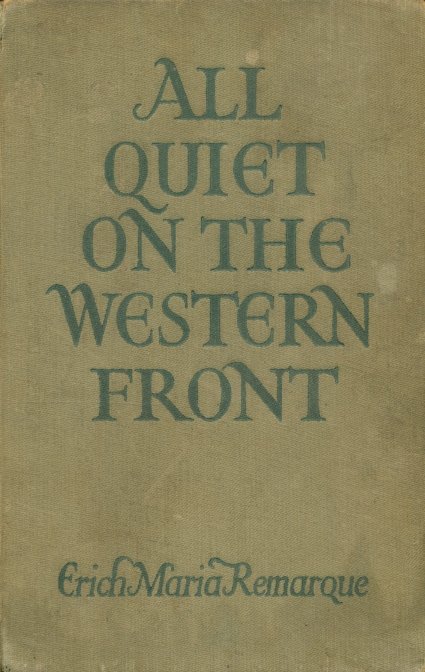 All quiet on the Western Front cover