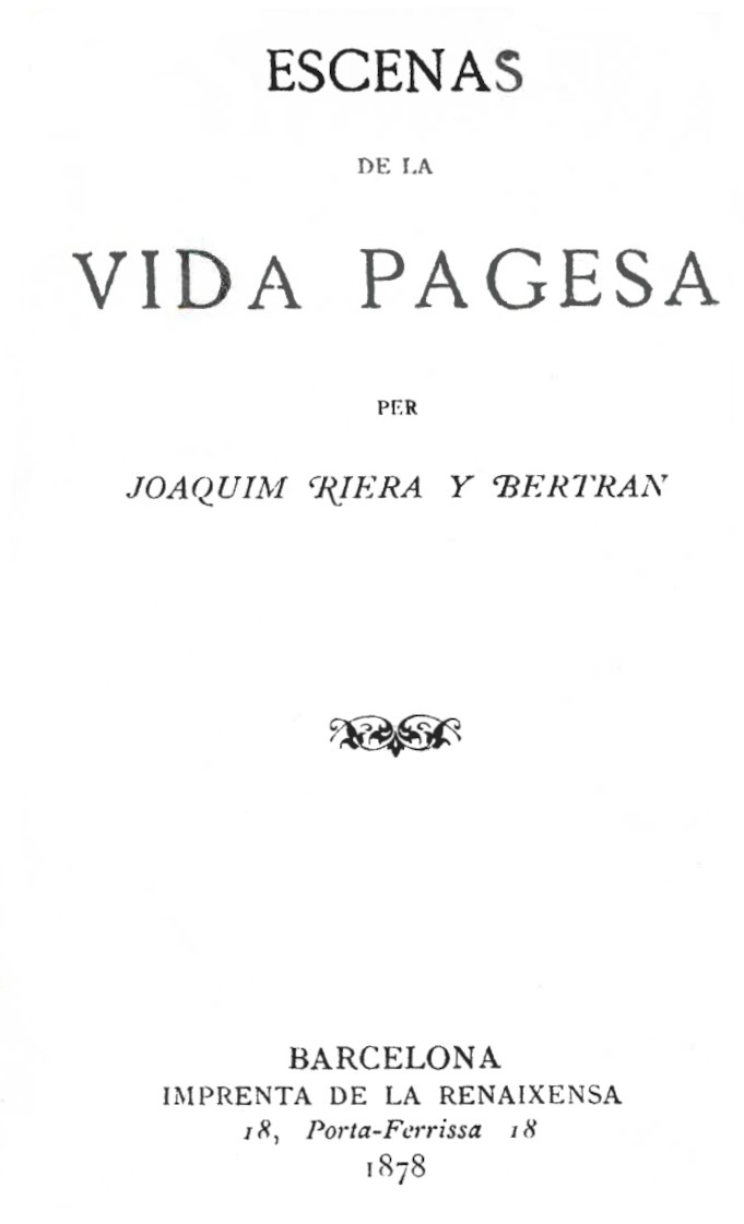 Escenas de la vida pagesa cover