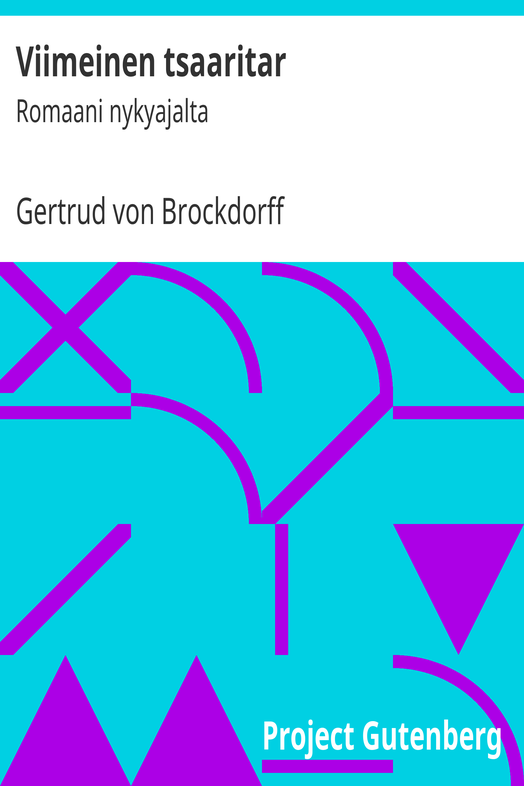 Viimeinen tsaaritar cover