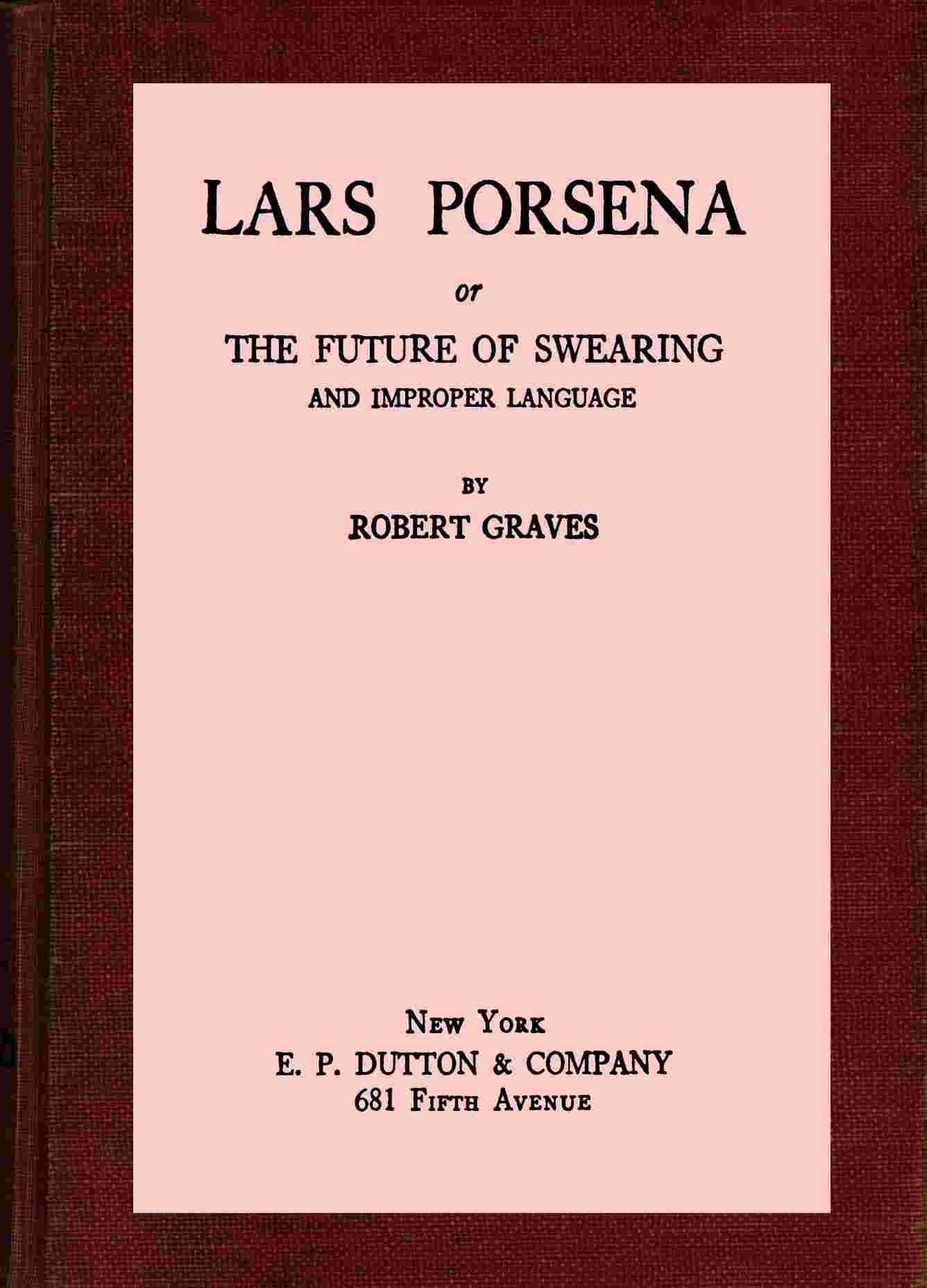Lars Porsena cover