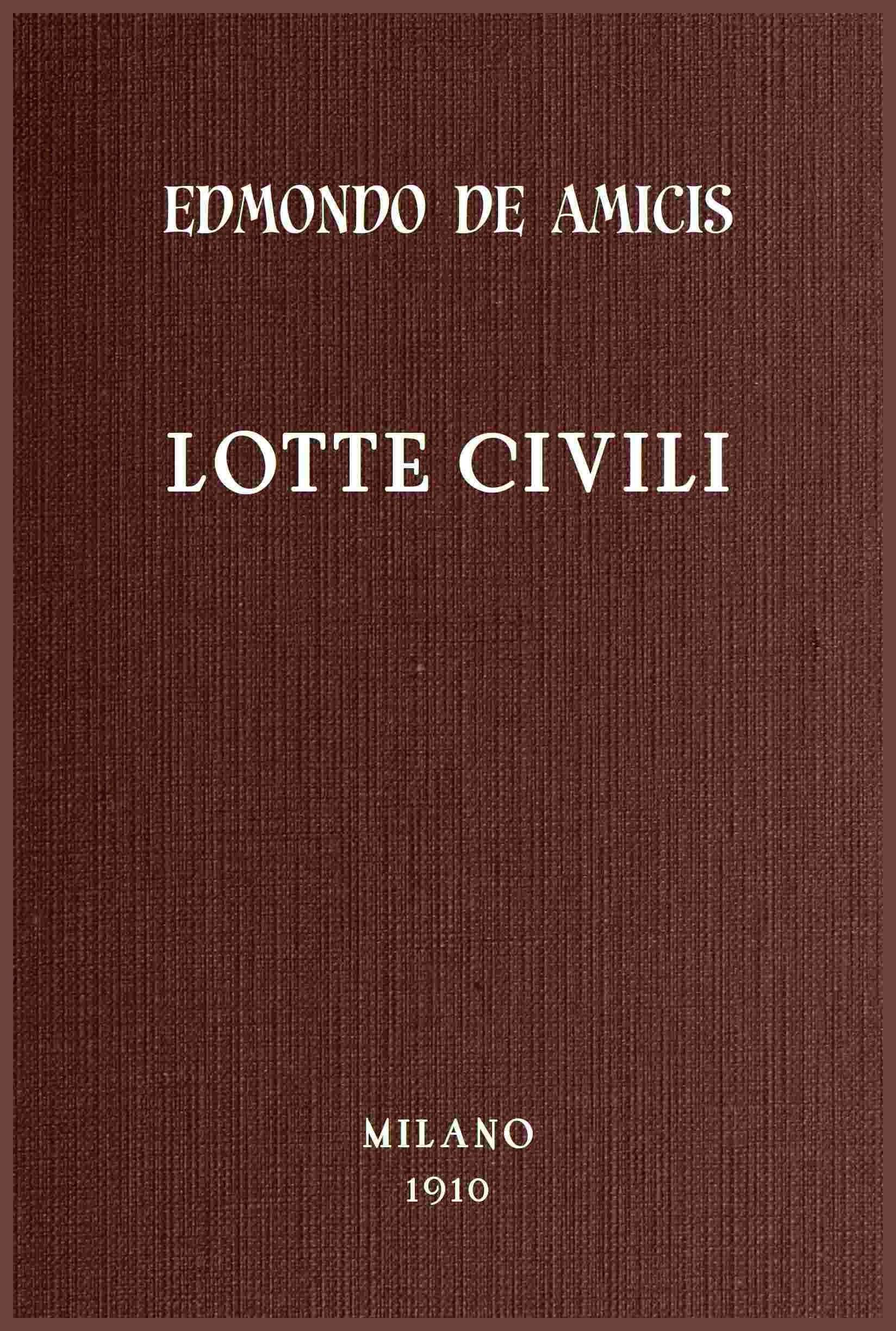 Lotte civili cover