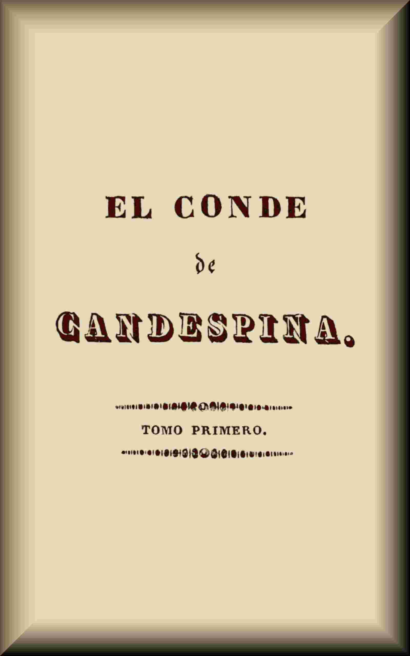 El conde de Candespina (1 de 2) cover