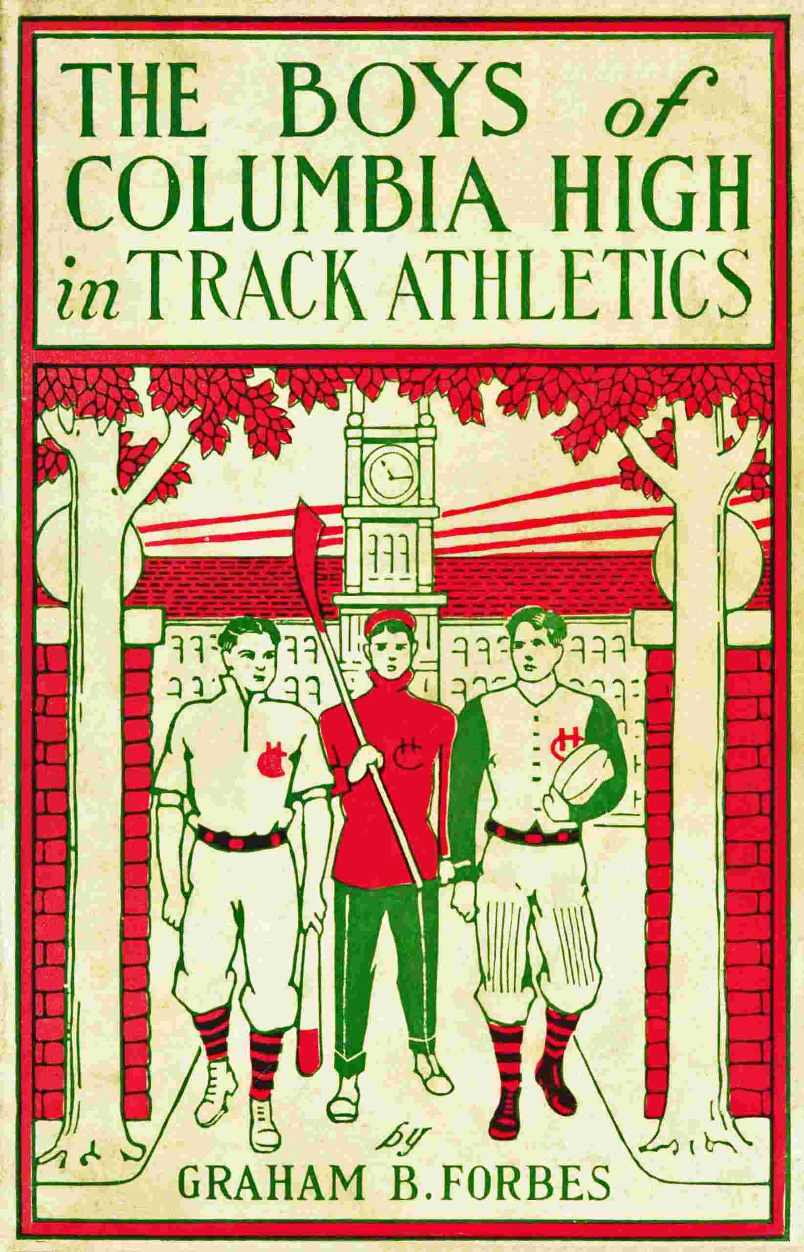 The boys of Columbia High in track athletics cover