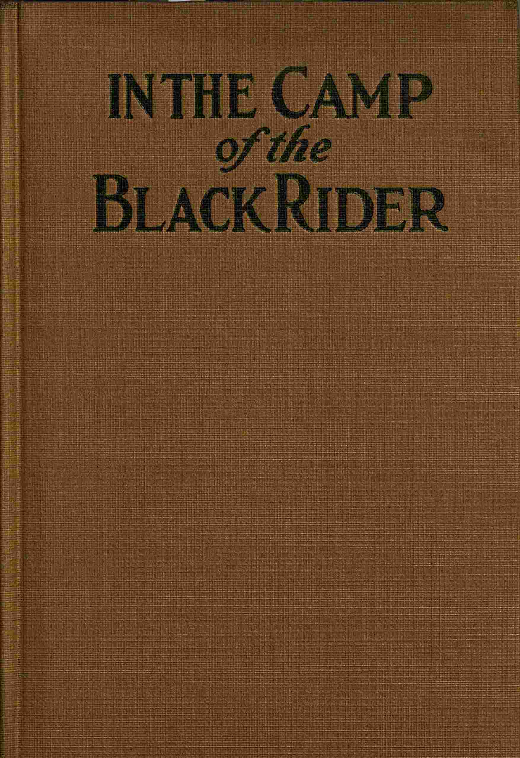 In the camp of the Black Rider cover