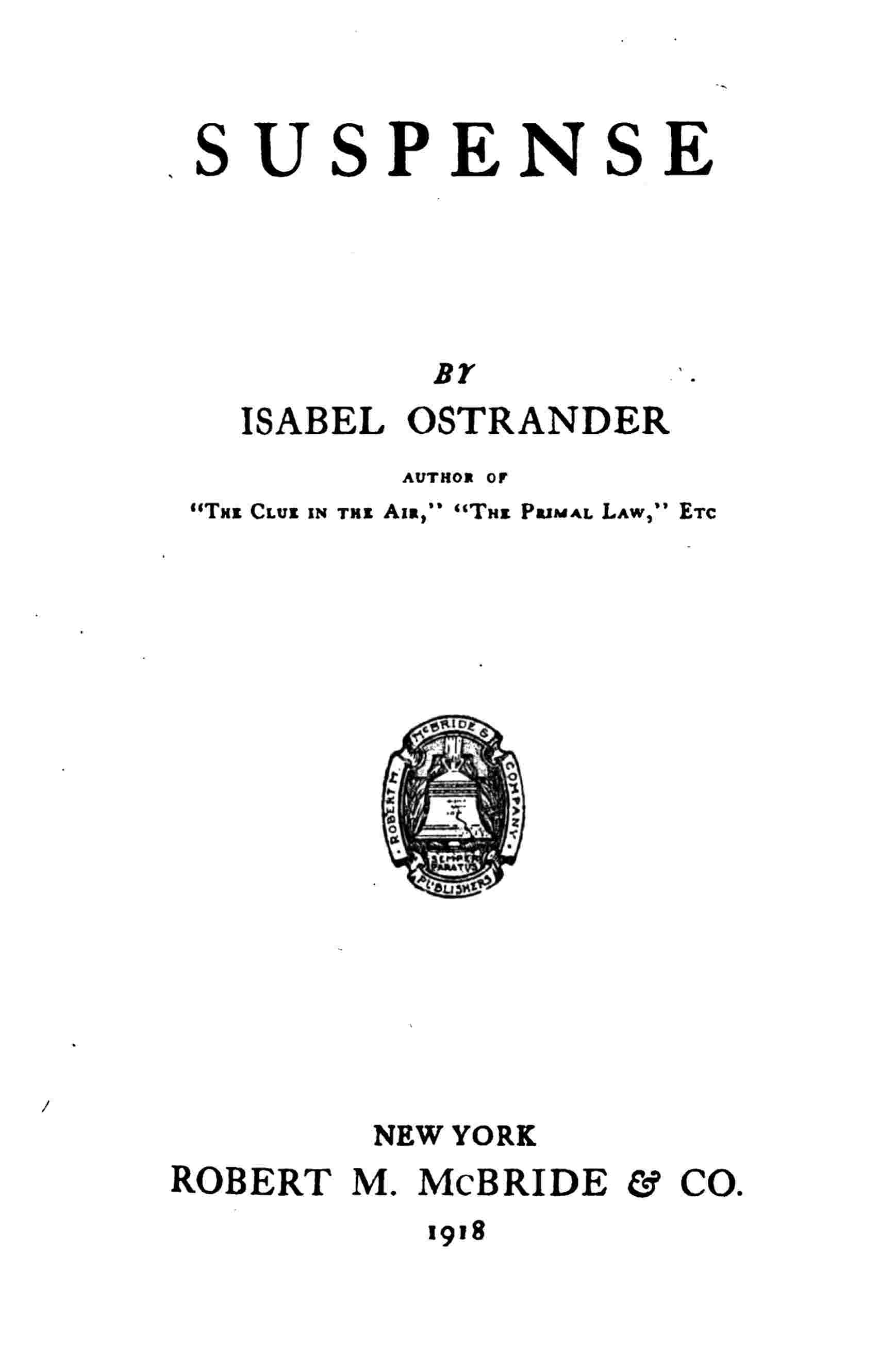 Suspense cover