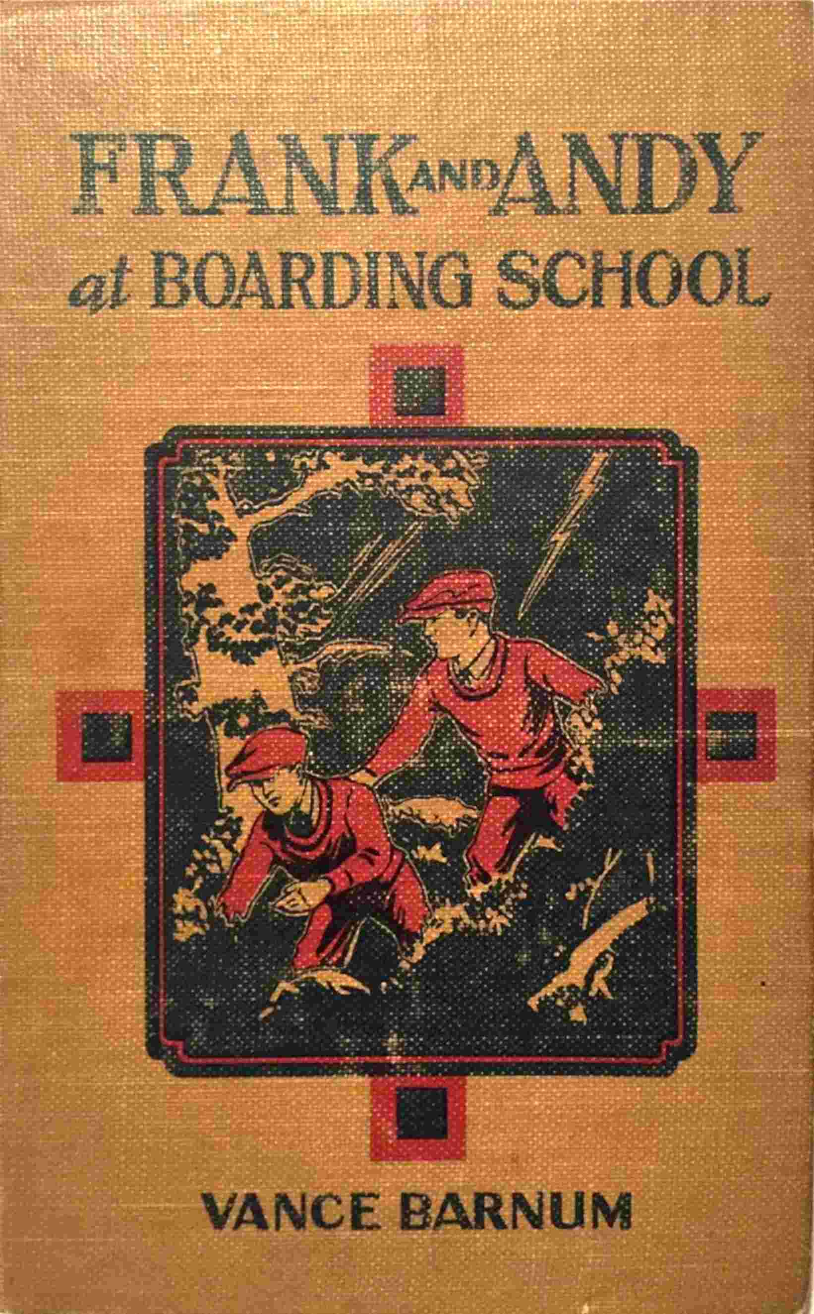 Frank and Andy at boarding school cover